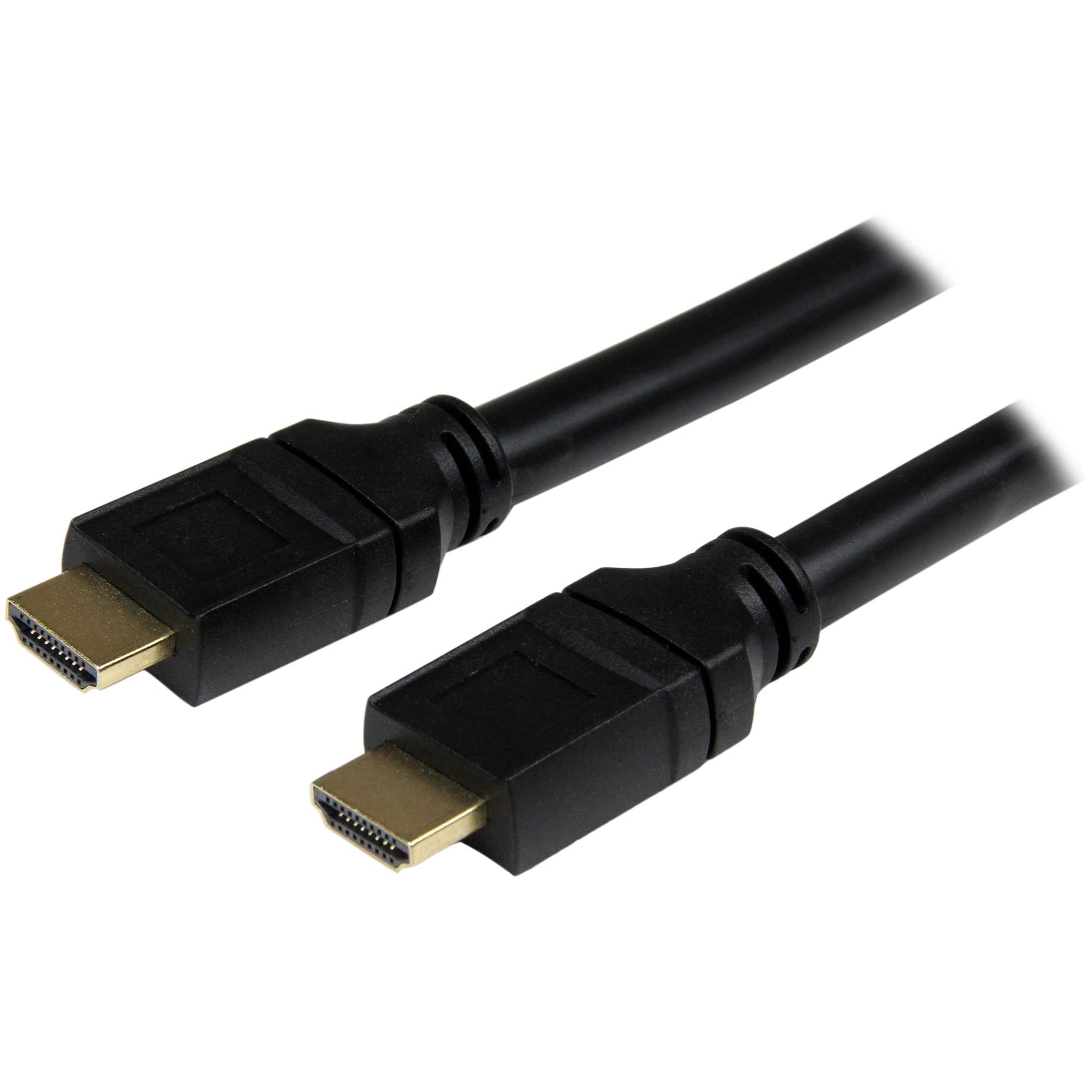 StarTech.com 50ft Plenum Rated HDMI Cable - 4K High Speed HDMI Cord with Ethernet, 4K30 UHD, 10.2Gbps, HDCP 1.4, In-Wall Installation - Perfect for Home Theater, Gaming, and Office Presentations (HDPMM50)