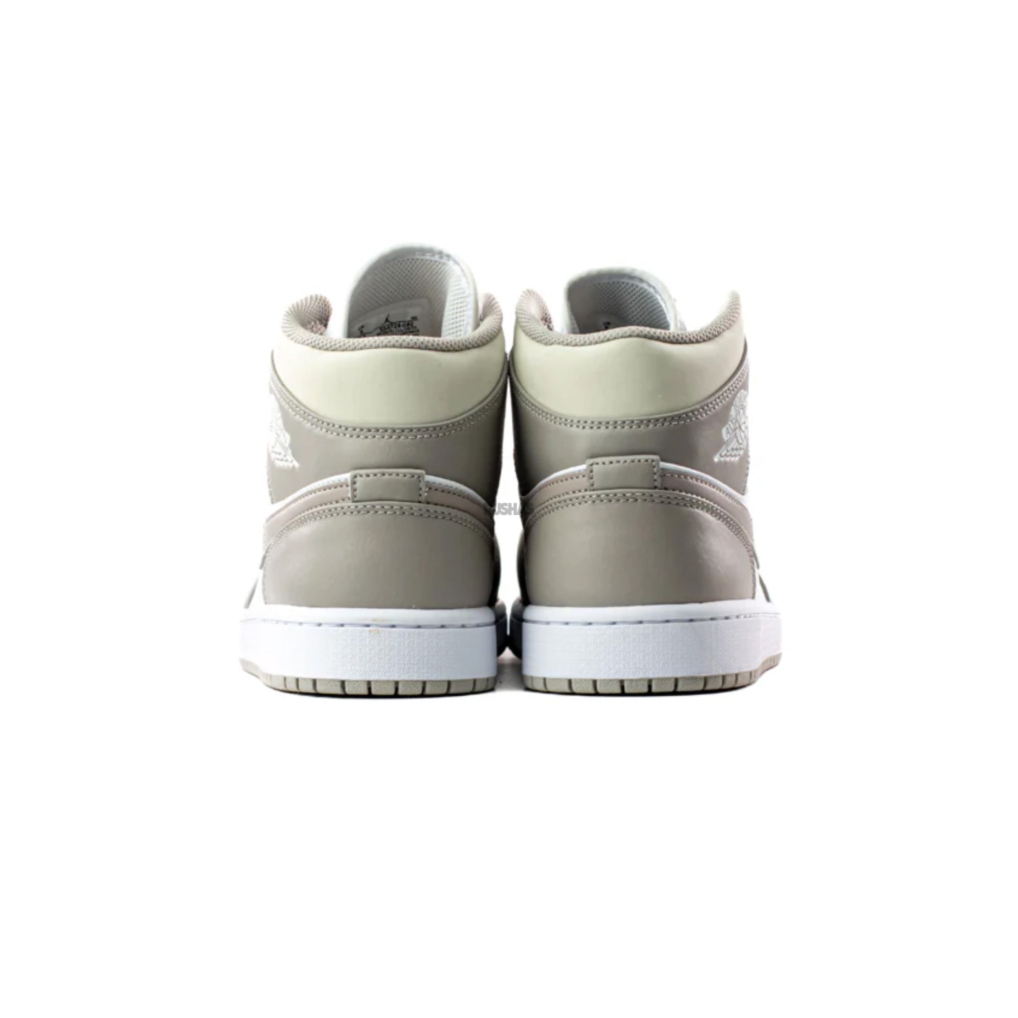 Air Jordan 1 Mid 'Linen' Sneakers (2021 Release) - Men's Basketball Shoes for Casual Wear & Street Style Fashion