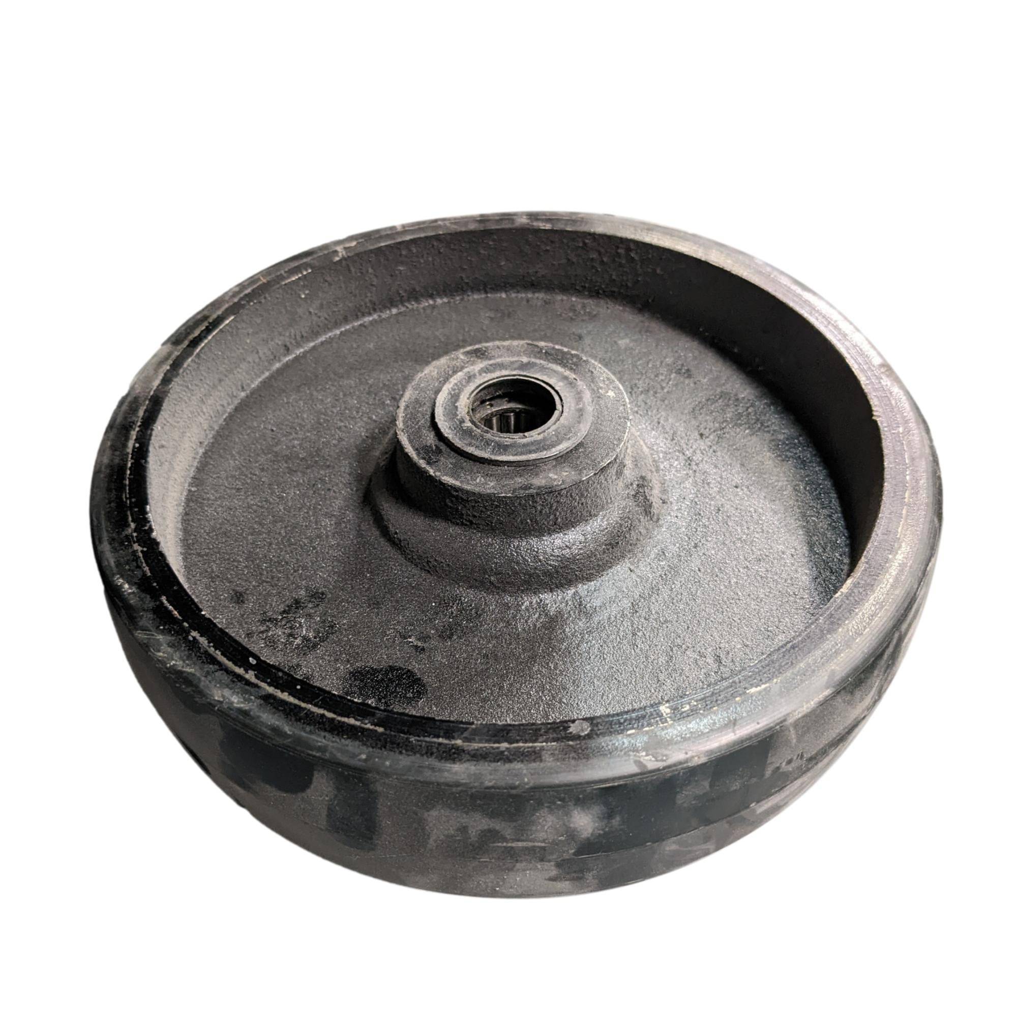 8 x 2 Energy Efficient Polyurethane Casters - Heavy Duty 1500 lbs Capacity Wheels for Industrial Equipment, Warehouse Carts, and Workbenches