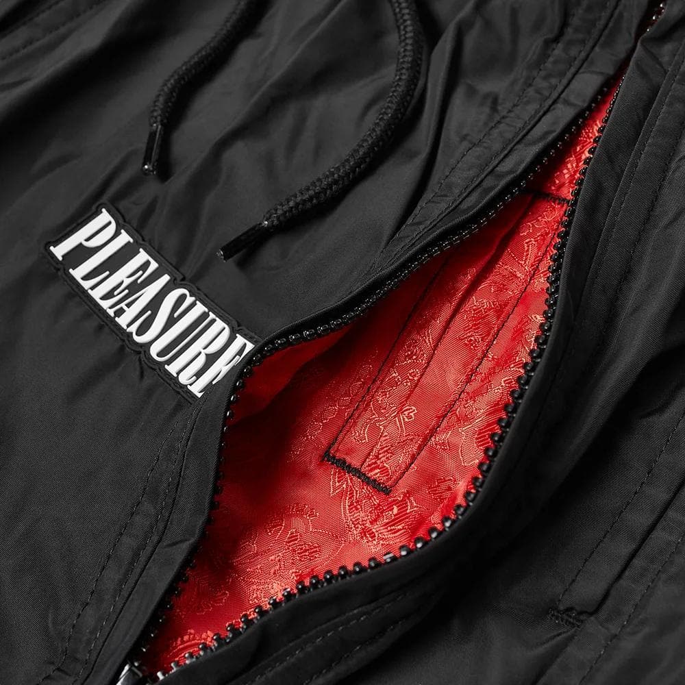 PLEASURES BLAST SIDE ZIP TRACK PANTS - Black Athletic Joggers for Men & Women | Streetwear, Gym & Casual Wear