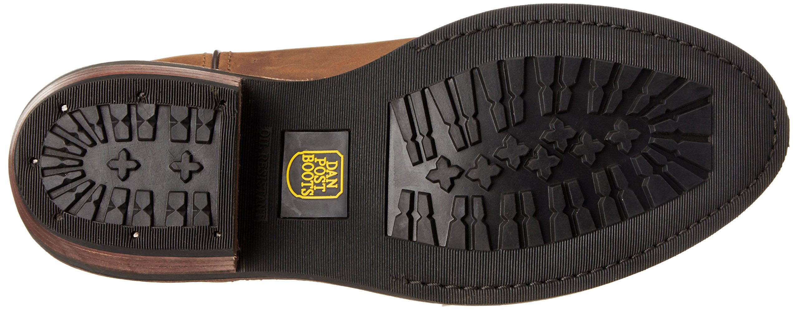 Dan Post Men's Albuquerque Waterproof Work Boots - Safety Toe, Slip Resistant, Comfortable for Construction & Outdoor Work (Black) - Perfect for Job Sites, Hiking & Heavy Duty Use