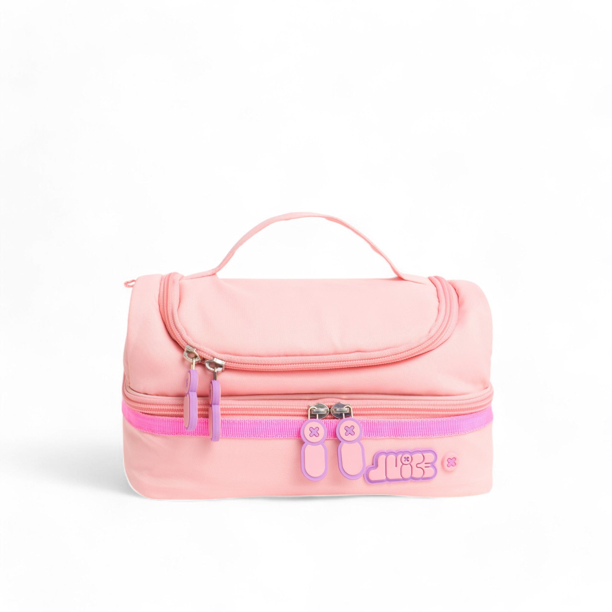 Moji Insulated Lunch Bag for Women & Men - Leakproof Reusable Lunch Box Carrier with Handle, Perfect for Work, School & Picnics (Pink)