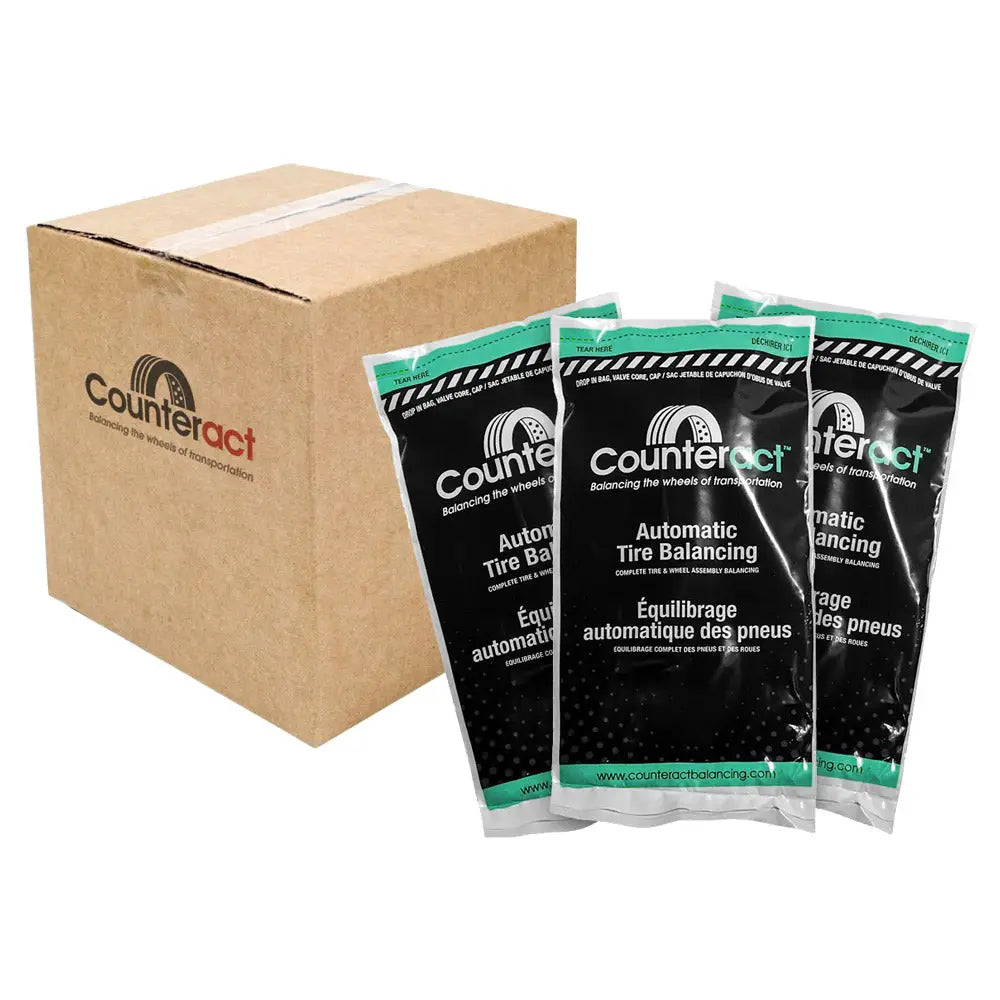 Counteract Tire Balancing Beads for Trucks & Trailers - Eliminate Wheel Vibration, Improve Fuel Efficiency (Case of 12) - Perfect for Off-Roading, RV & Heavy-Duty Vehicles