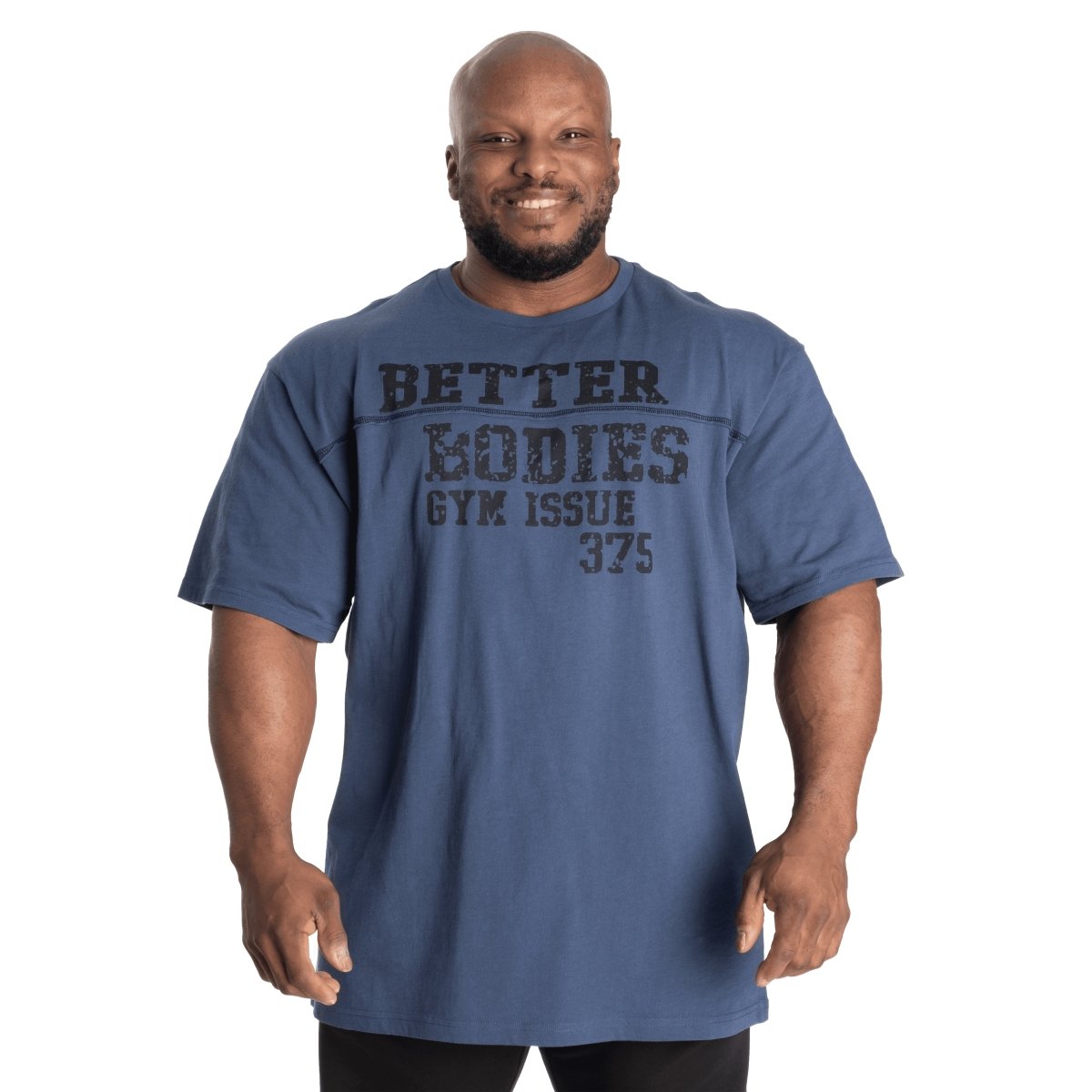 Better Bodies Union Original Tee - Premium Cotton Men's T-Shirt in Sky Blue | Casual Wear, Street Style & Everyday Comfort