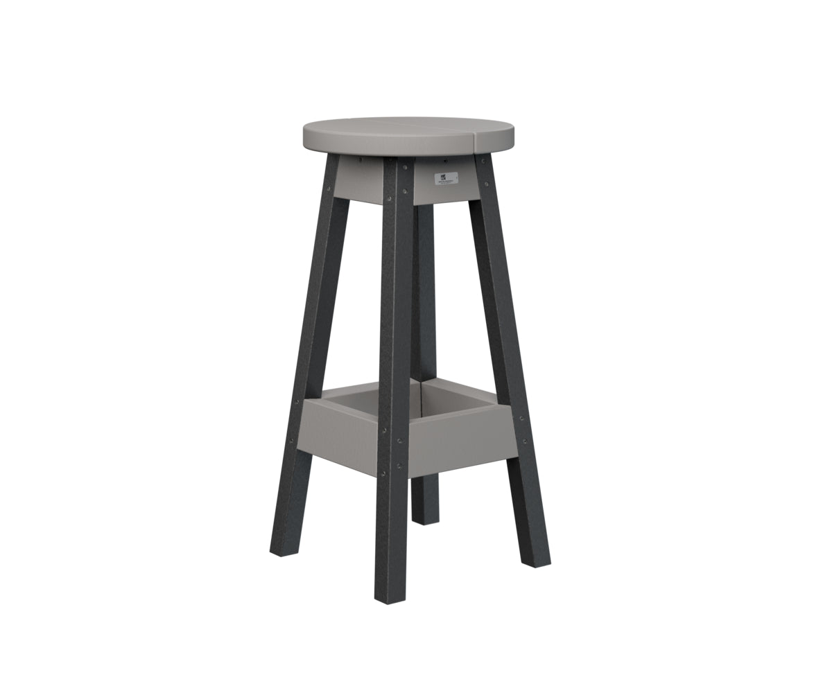 Berlin Gardens Outdoor Bar Stool - Weather-Resistant Patio Bar Height Stool for Backyard, Deck & Poolside - Perfect for Outdoor Dining, Entertaining & Relaxation