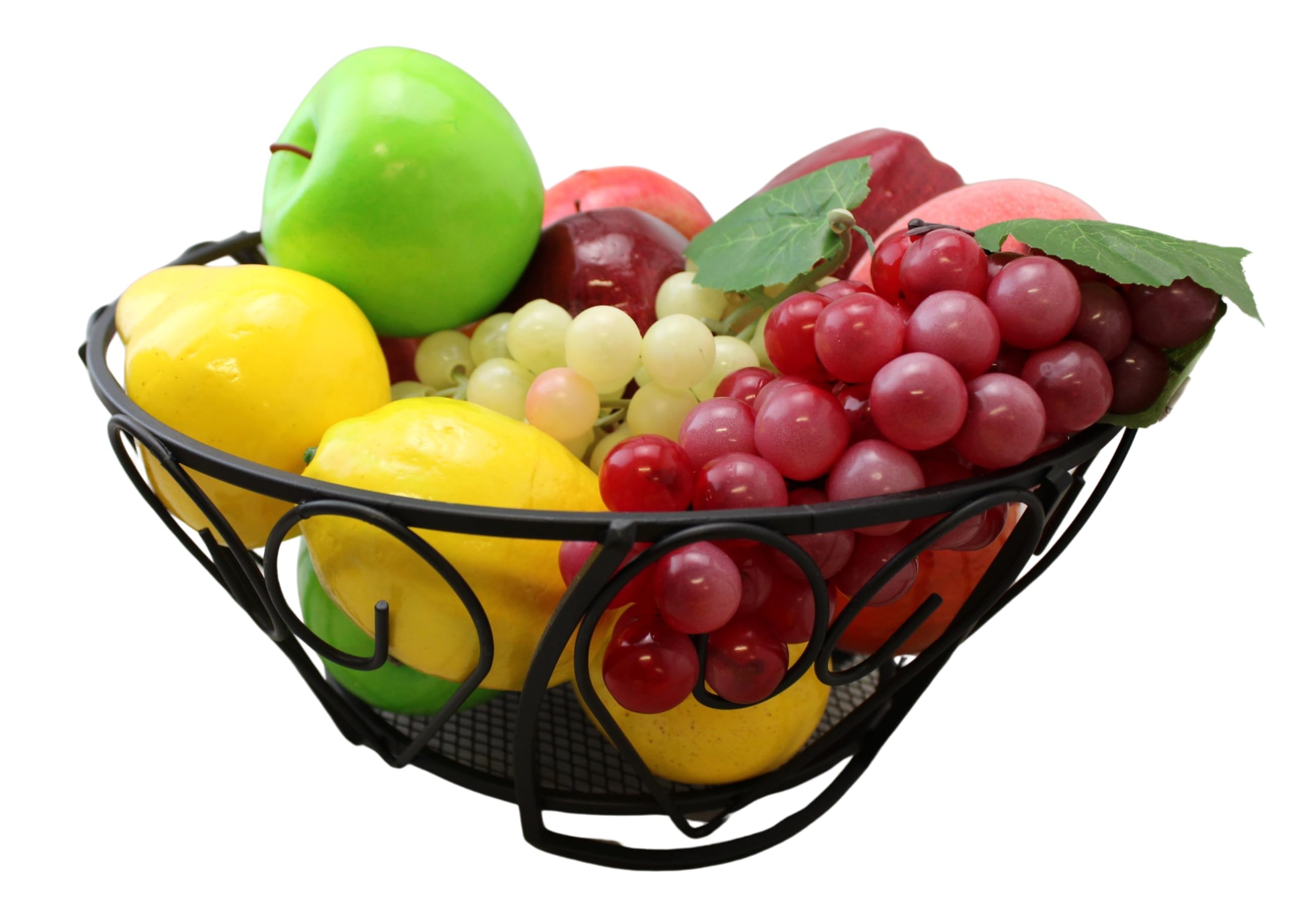 Black Matte Fruit Tree Bowl with Banana Hanger - Stylish Kitchen Countertop Organizer for Fruits, Bananas & Snacks | Perfect for Dining Room, Pantry & Breakfast Nook Decor