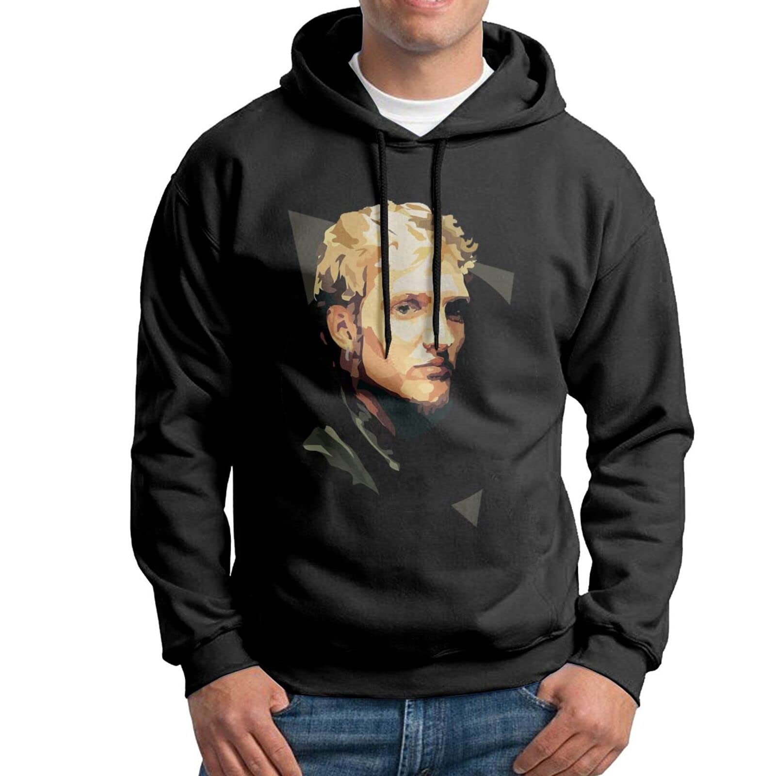 Men's Long Sleeve Hooded Jacket - Yoga & Sportswear Pullover for Gym, Running & Outdoor Activities