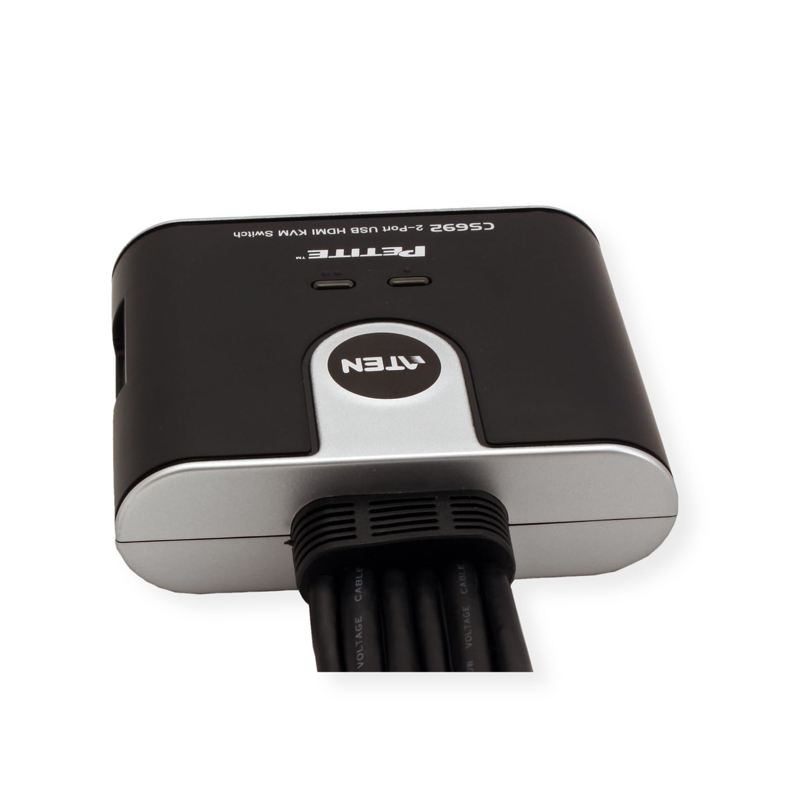 Aten Technologies CS692 2-Port USB KVM Switch for HD Video & Audio - Perfect for Home Office & Multi-Computer Workstations