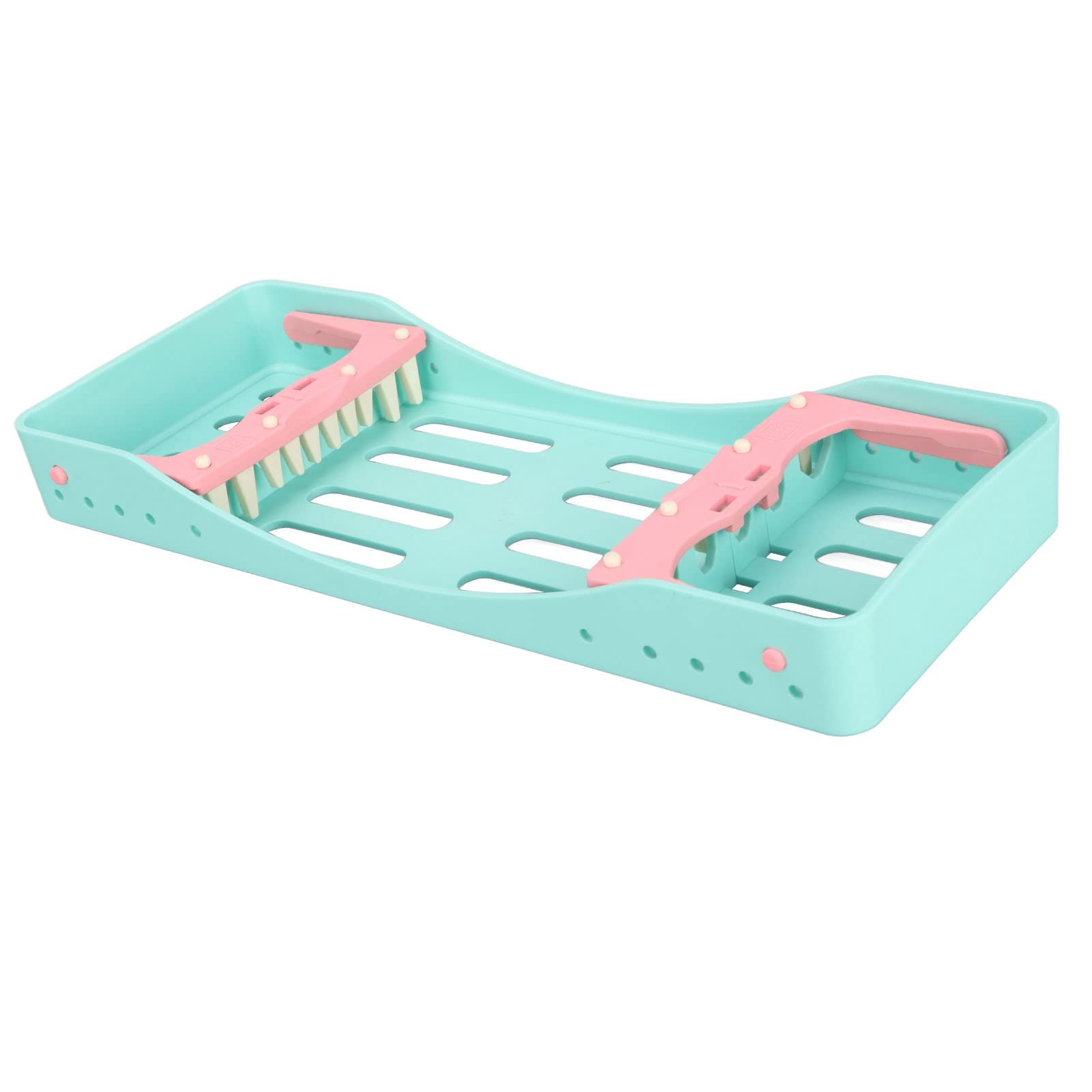 Professional Light Green Portable Dental Cassette Box - Durable Plastic Storage Case for Dental Tools & Instruments | Ideal for Dental Clinics, Laboratories & Travel Use