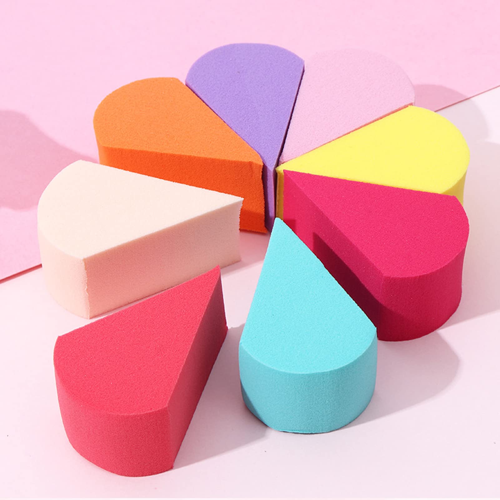 12PCS Petal Makeup Sponges - Soft Beauty Blenders for Foundation, Cream & Powder Application - Perfect for Professional Makeup, Face Painting & Everyday Cosmetics - Ideal for Makeup Artists, Beginners & Home Use