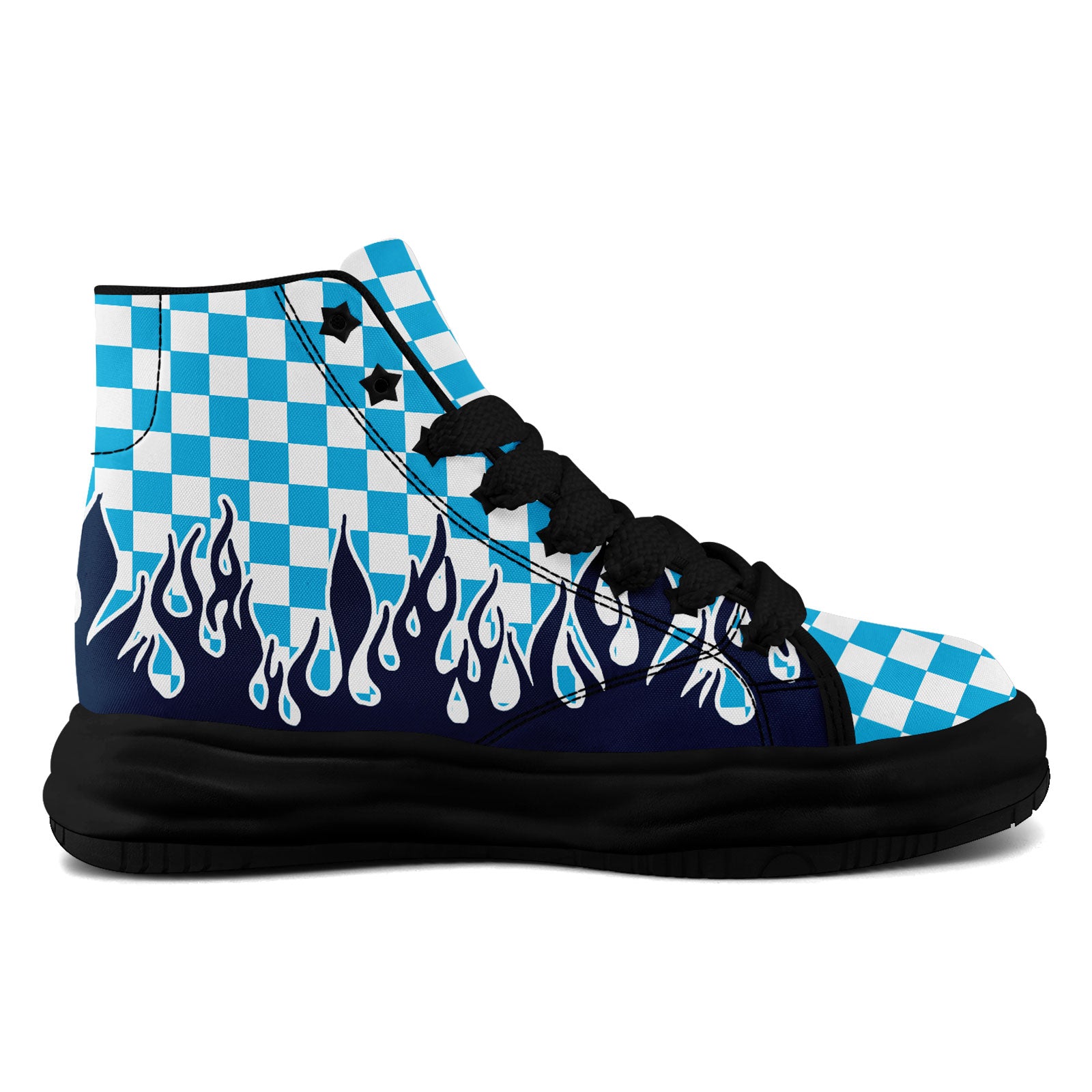 Custom Blue & White Tennessee Firesoul Shoes - Personalized Sneakers for Men & Women | Breathable Comfort for Running, Gym & Casual Wear (Style FN039 D020272, Size 32)