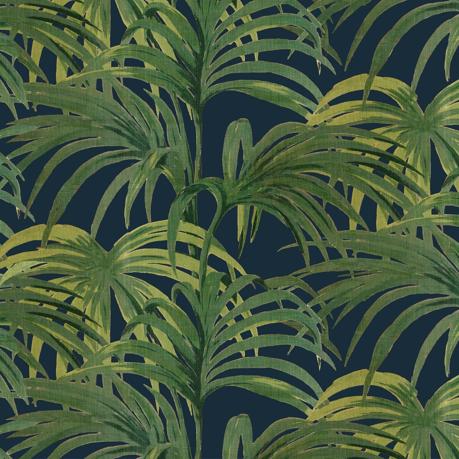 PALMERAL Midnight & Green Wallpaper Sample - Premium Peel & Stick Wallpaper for Bedroom, Living Room, and Home Decor