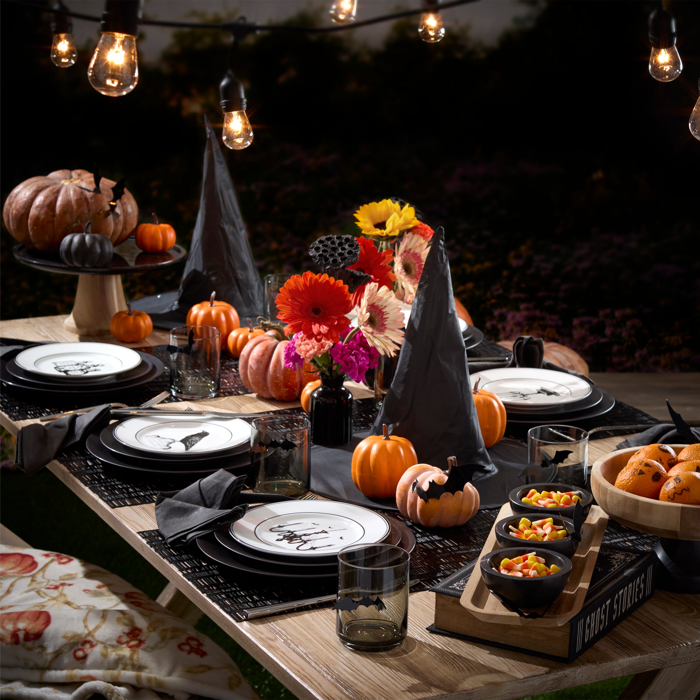LX Collective Serving Tray with 3 Removable Dip Bowls - Perfect for Entertaining, Charcuterie Boards & Party Snacks