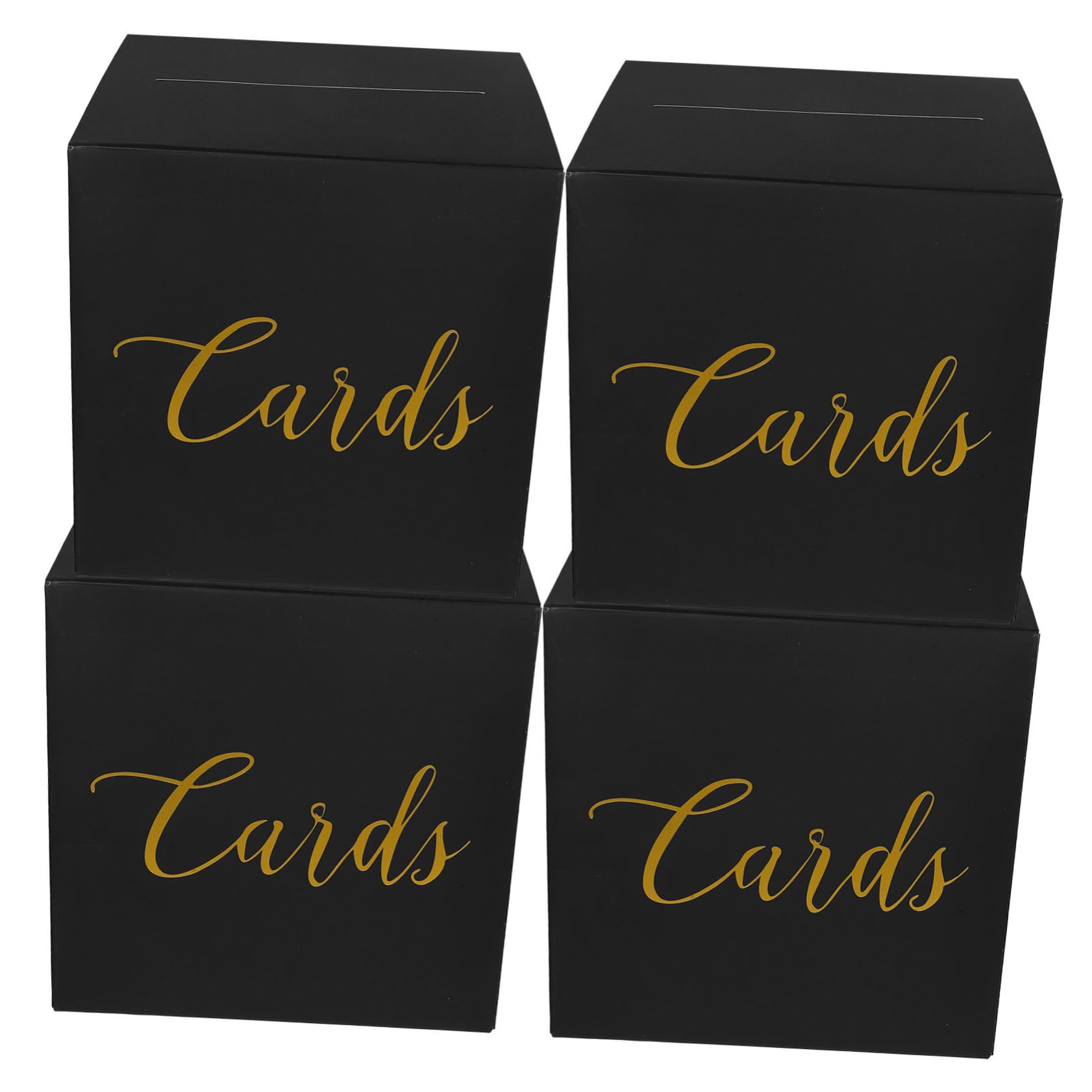 16 Sets Elegant Wedding Card Boxes with Money Holder - Perfect for Wedding Receptions, Bridal Showers & Anniversary Celebrations