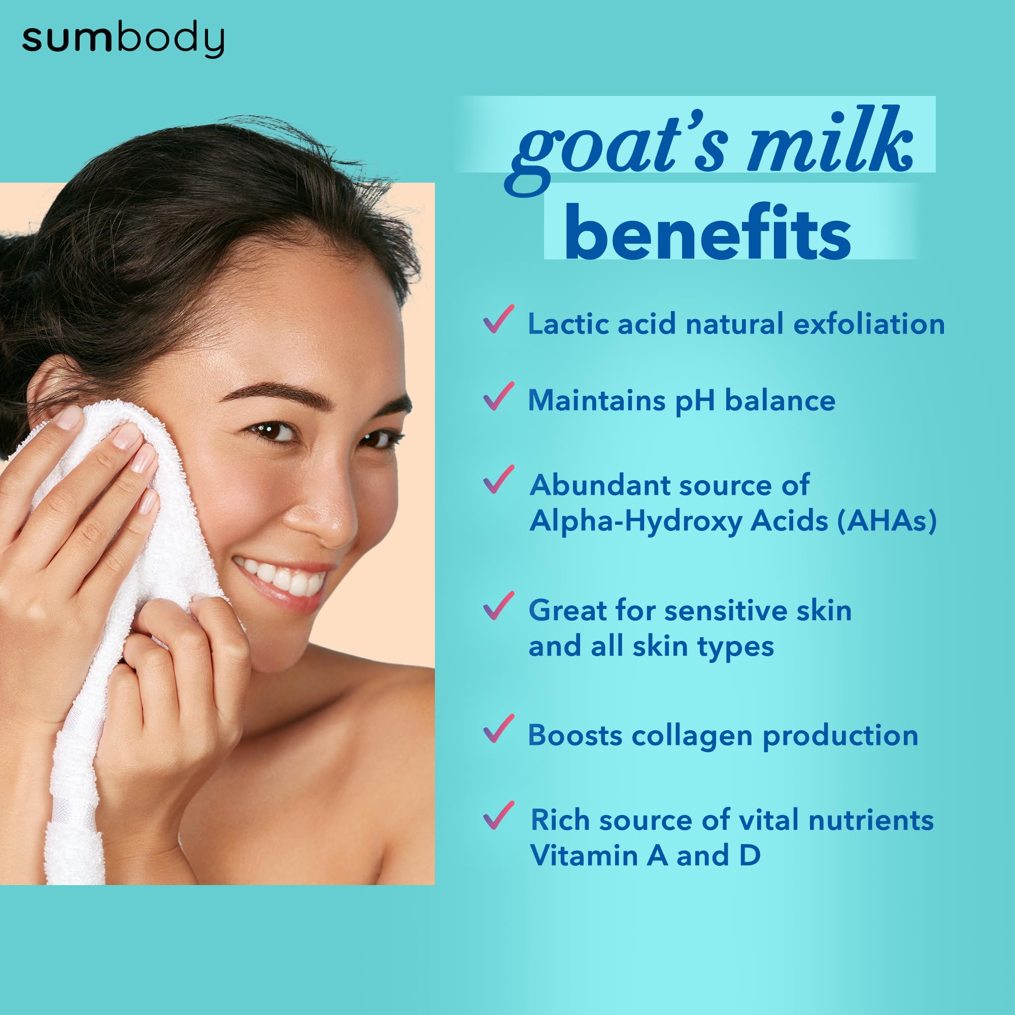 Organic Goat Milk Face Wash for Women & Men - Gentle Cleanser with AHAs & Vitamins for Sensitive & Dry Skin (4oz) | Cruelty-Free, Day & Night Use | Perfect for Daily Skincare Routine & Travel