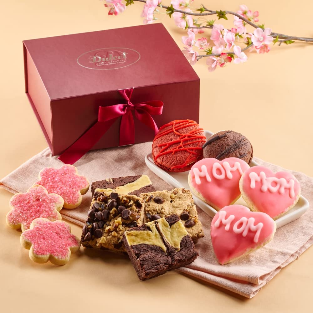 Luxury Mother’s Day Gift Basket - Gourmet Food & Treats for Women, Mom, Wife, Daughter, Sister & Grandmother | Dulcet Gift Baskets | Perfect for Birthday, Anniversary & Thank You Gifts