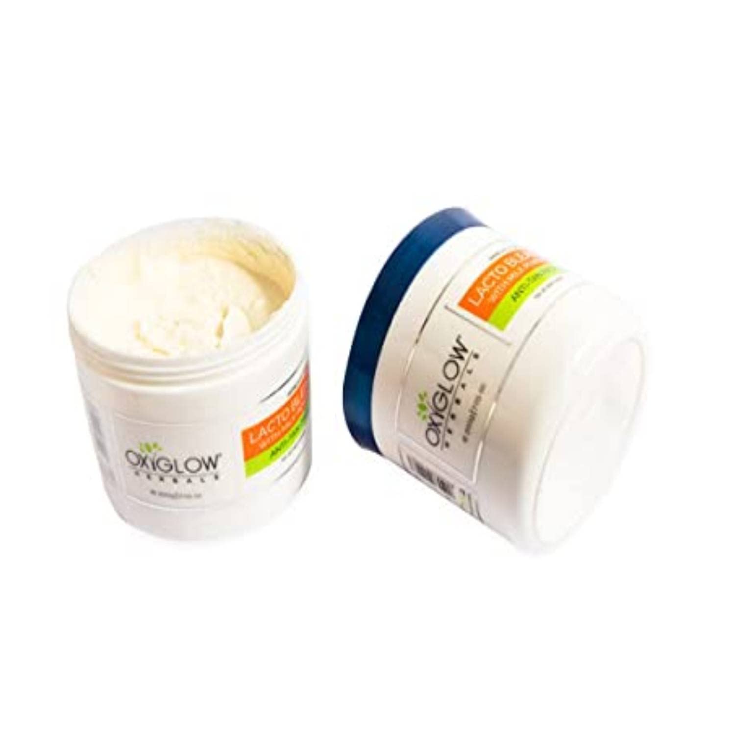 Oxyglow Herbals Golden Glow Lacto Bleach with Milk - 200g Skin Whitening Cream for Men & Women | Brightens & Evens Skin Tone | Perfect for Face, Arms & Body Care