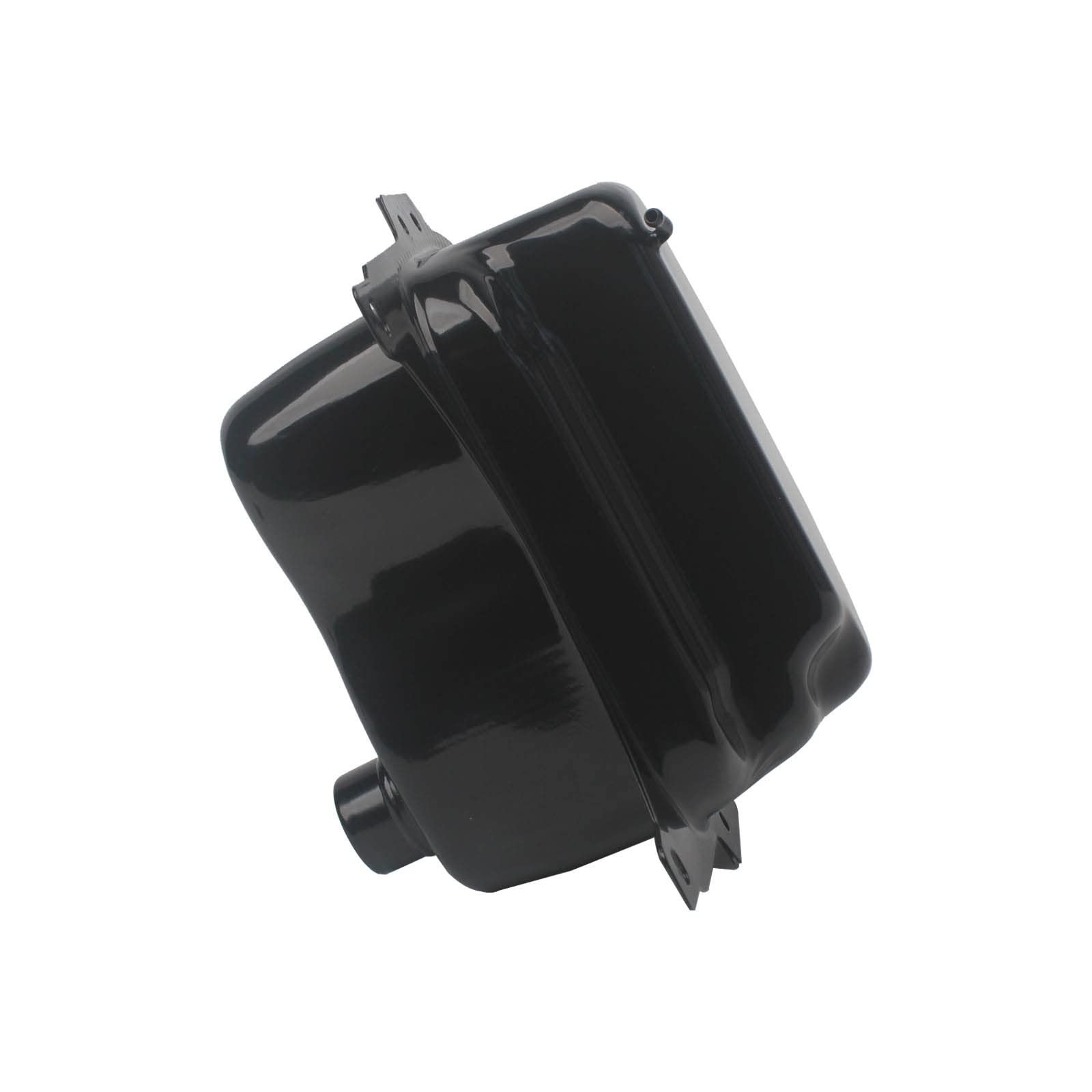 Iron Motorcycle Scooter Gas Fuel Tank for GY6 Scooter R9 R5 Jonway 125cc 150cc - Black - Durable Replacement Part for Commuting & Urban Riding