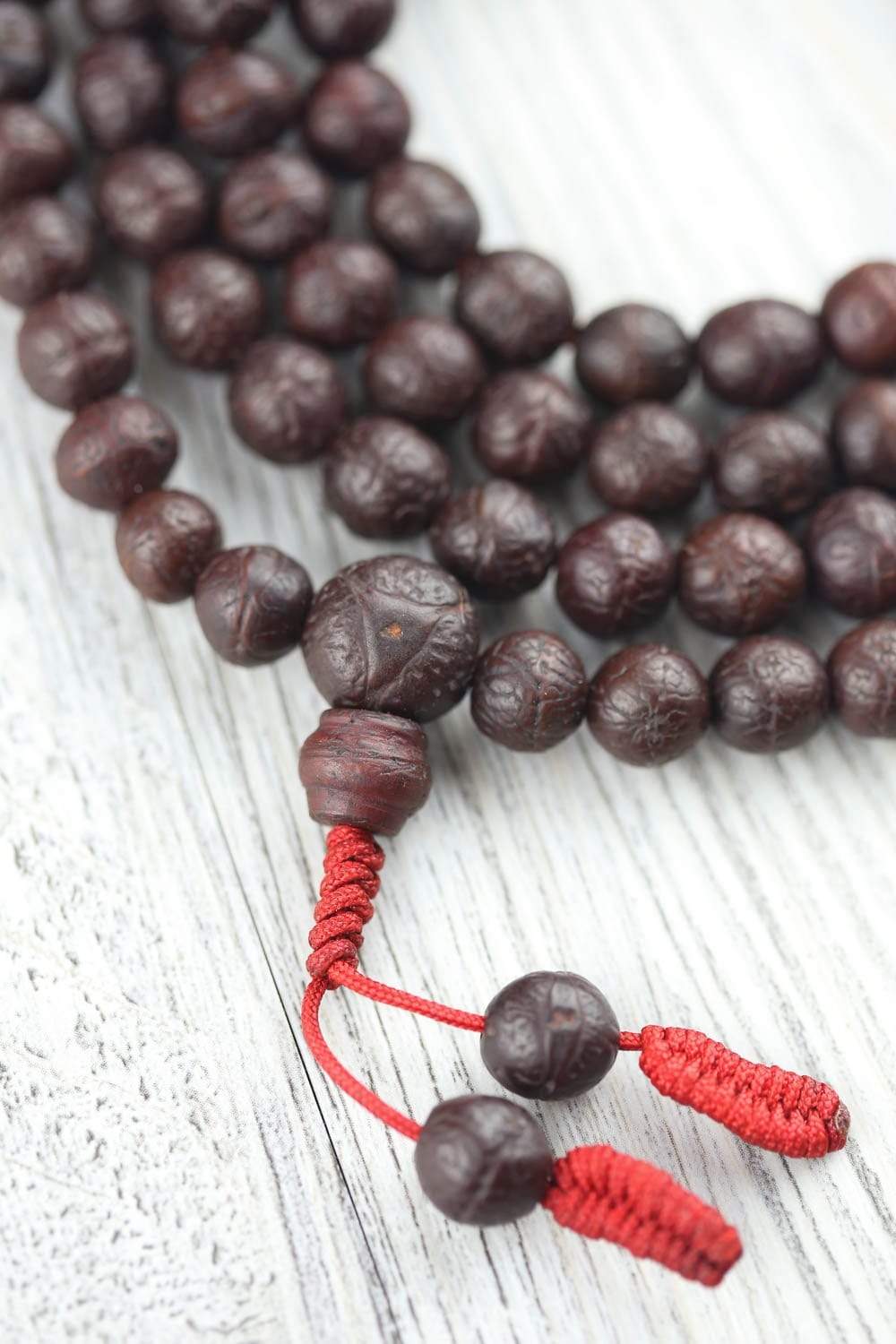 Authentic Antique Boudhanath Bodhi Mala Prayer Beads - 108 Buddhist Meditation Mala for Yoga, Mindfulness & Spiritual Practice