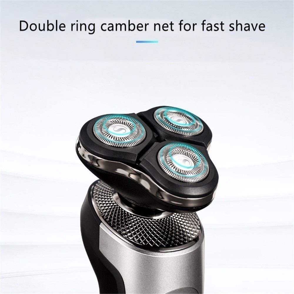 3-in-1 Floating Electric Shaver with USB Charging - Multifunctional Beard Trimmer & Razor for Men - Perfect for Travel, Gym, and Daily Grooming