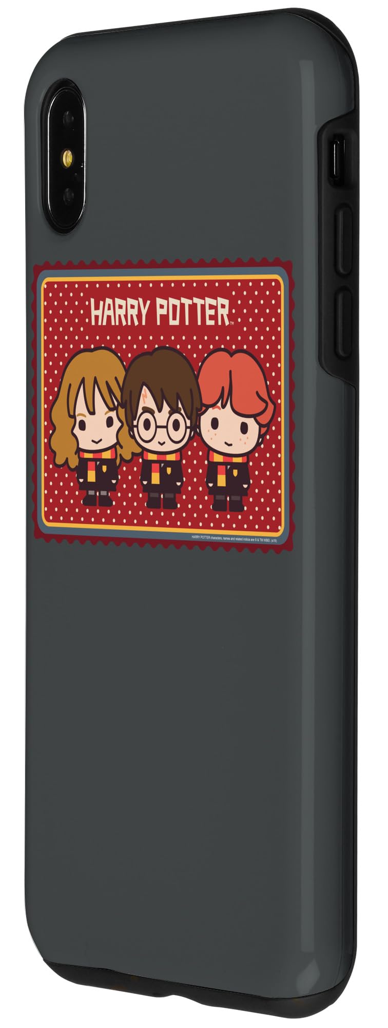 Harry Potter Gryffindor Chibis iPhone XS Max Case - Cute & Durable Phone Cover for Fans - Perfect for School, Work & Magic Themed Events
