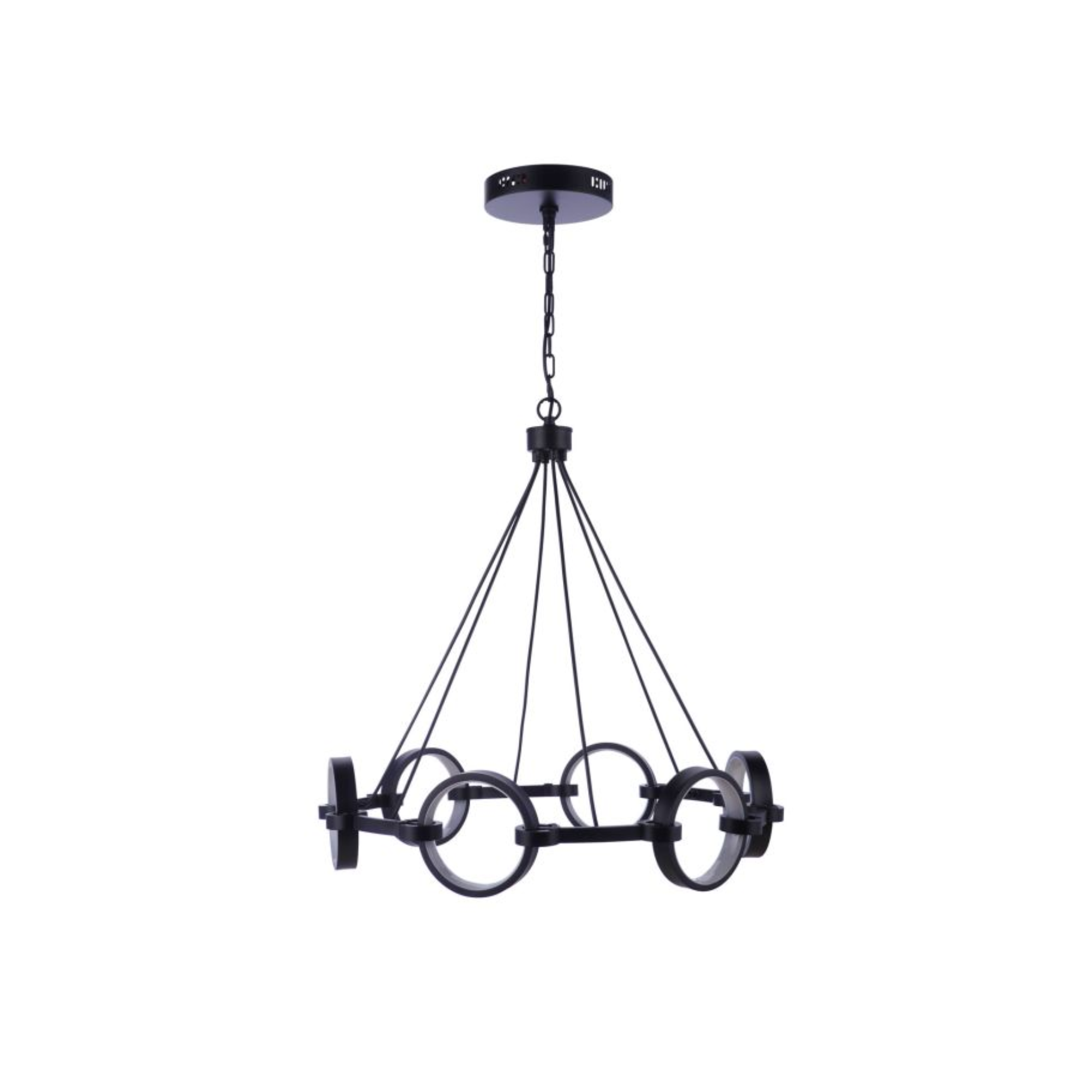 Craftmade Context 6-Light LED Chandelier - Modern Crystal Ceiling Light Fixture for Dining Room, Living Room & Bedroom - Energy Efficient Dimmable Lighting for Home Decor