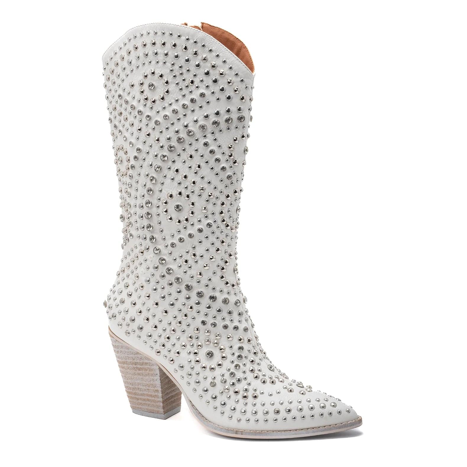 Corkys White Cowgirl Boots for Women - Western Ankle Boots with Comfortable Fit - Perfect for Line Dancing, Country Music Festivals & Casual Wear