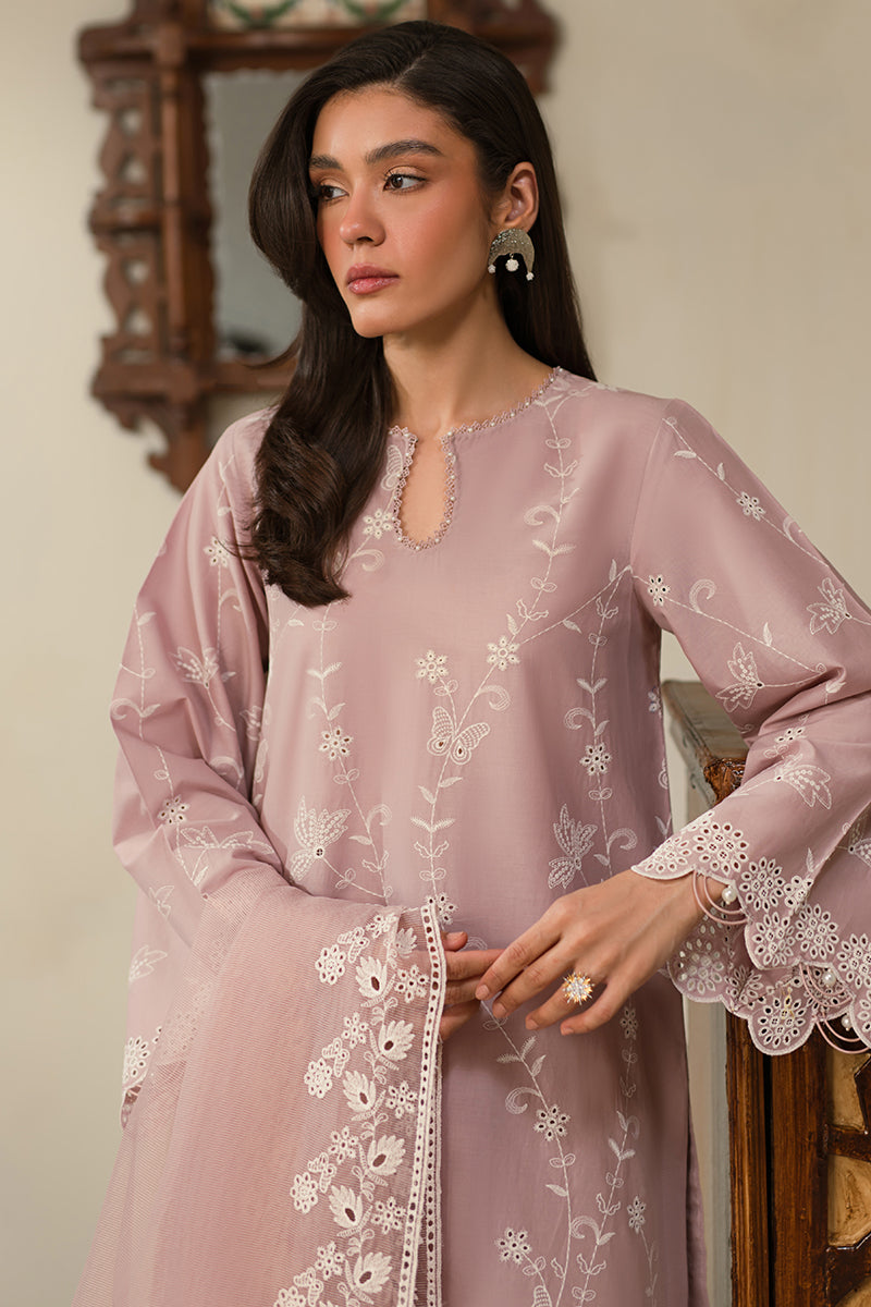 Elegant MAUVE GLAM 3-Piece Chikankari Suit Set | Hand-Embroidered Pakistani Ethnic Wear | Perfect for Weddings, Parties & Festive Occasions