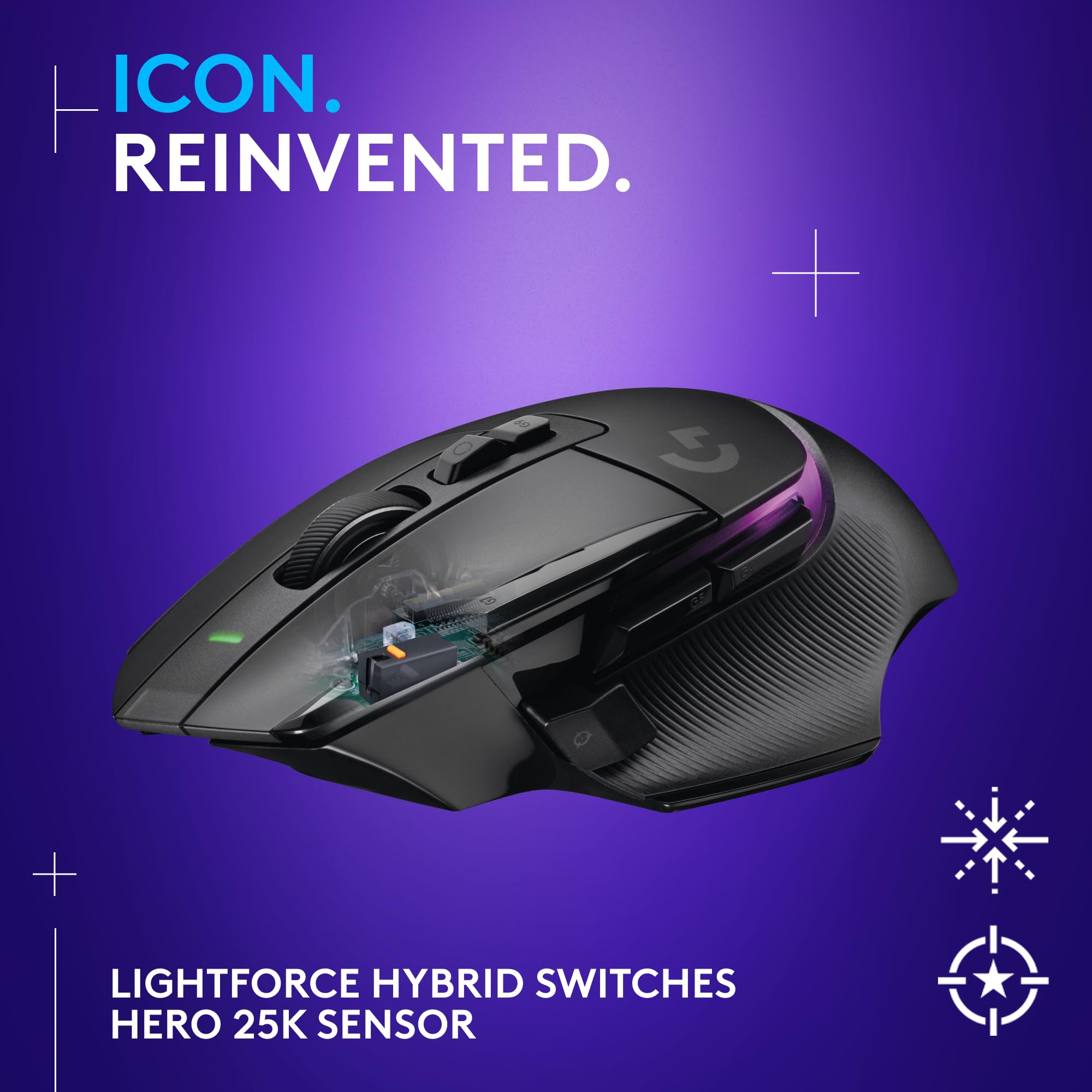 Logitech G502 X PLUS Wireless Gaming Mouse with HERO 25K Sensor & Blue Yeti GX RGB Streaming Microphone Bundle - Customizable RGB Lighting & Sound for PC/Mac Gamers - Perfect for FPS Gaming & Live Streaming