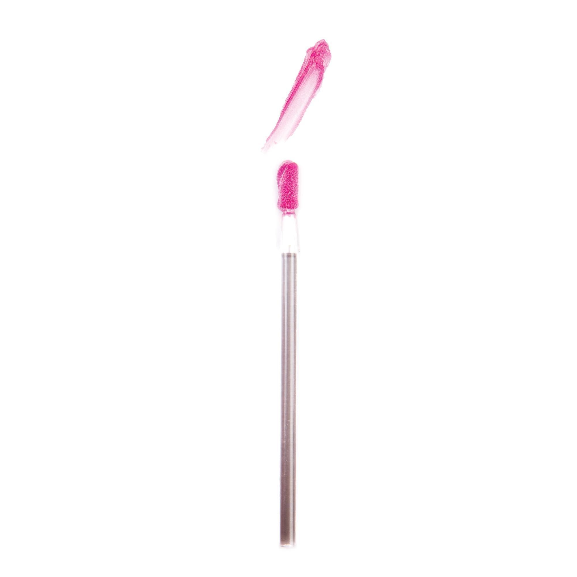 50-Pack Clear Handle Lip Gloss Applicators - Disposable Makeup Brushes for Precise Lipstick & Gloss Application - Perfect for Salons, Makeup Artists & Personal Use