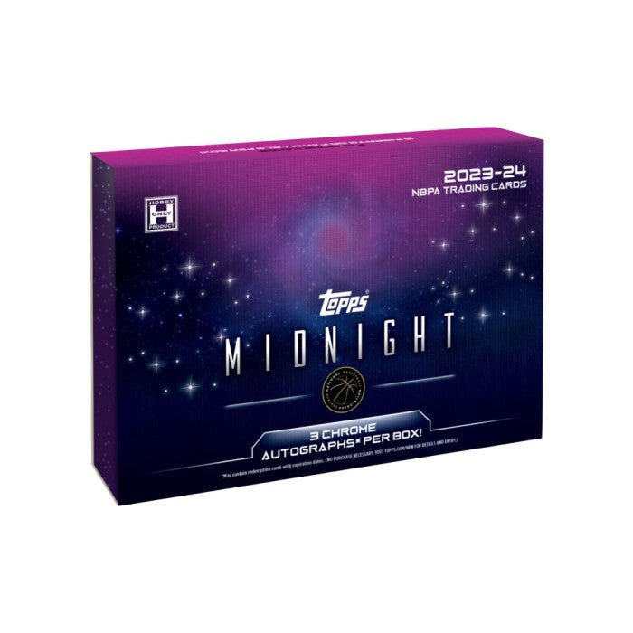 2023-24 Topps Midnight Basketball Hobby Box - Exclusive Trading Cards for NBA Collectors & Enthusiasts - Perfect for Card Shows, Auctions & Investment Collections