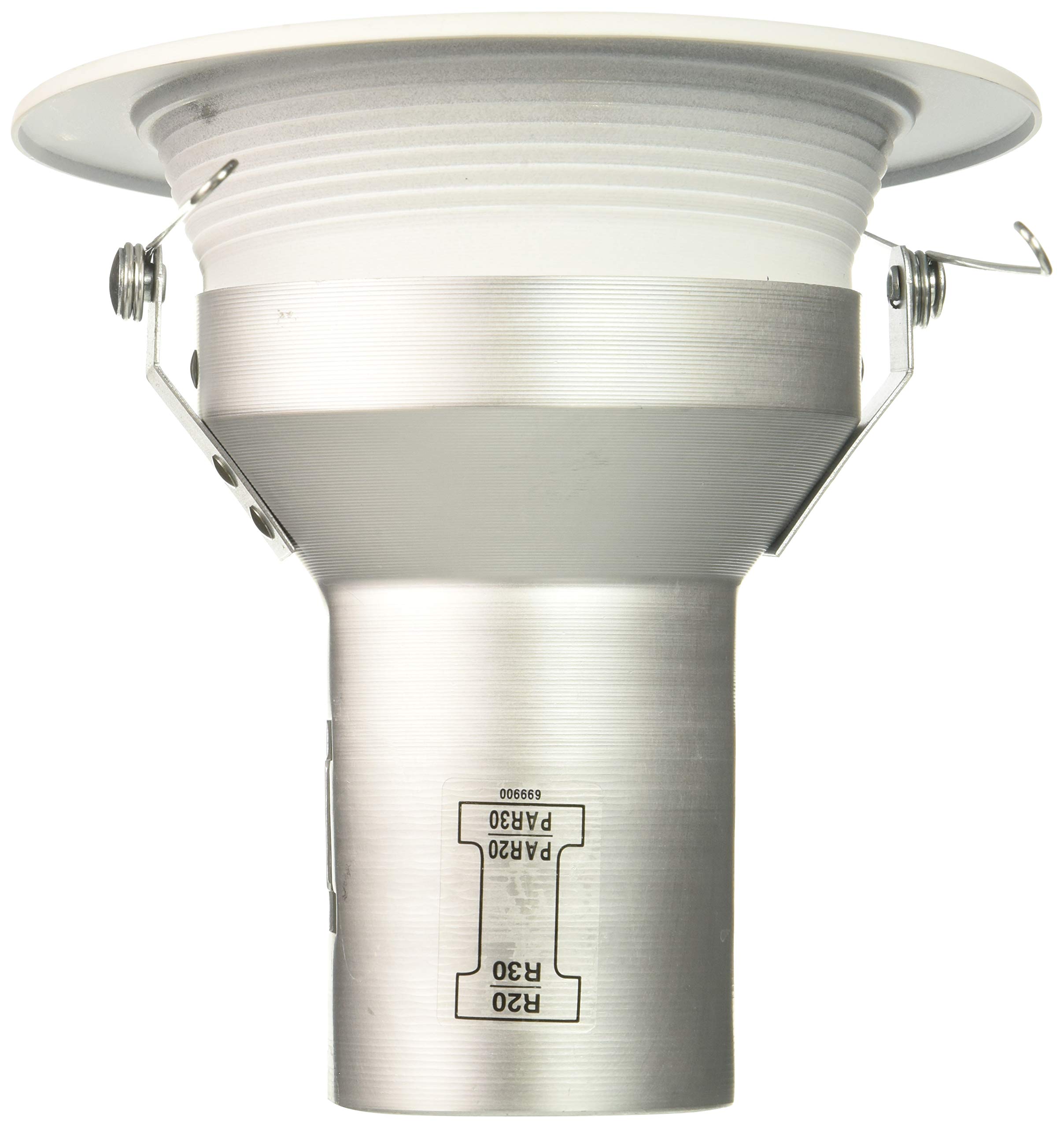 Halo Recessed 5001P-6PK 5-Inch White Trim with White Baffle - 6 Pack for Ceiling Lighting, Perfect for Living Room, Bedroom, and Kitchen Decor
