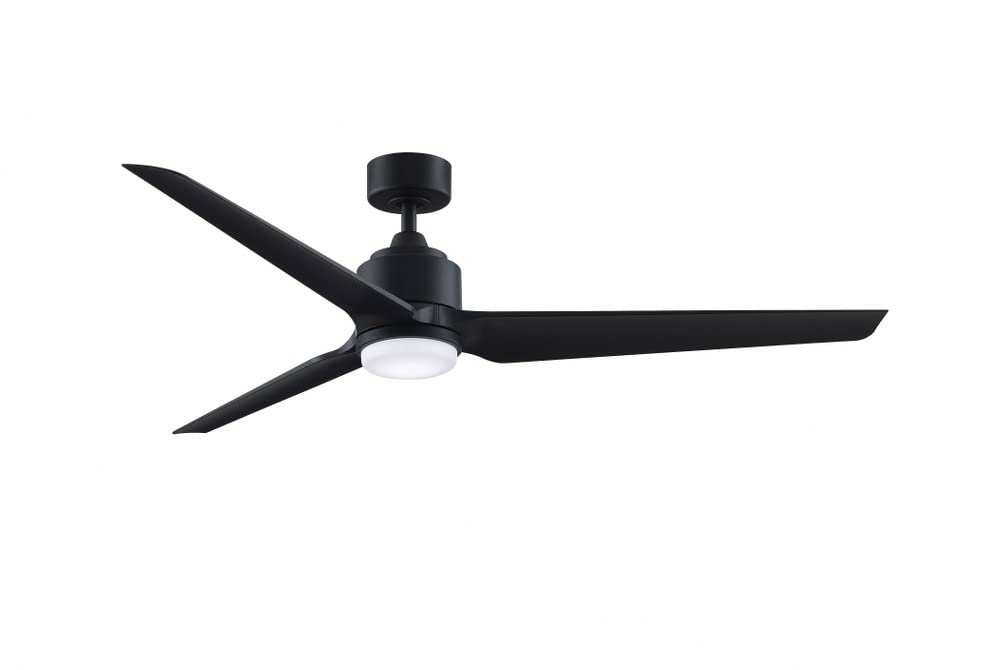 Fanimation TriAire 64-Inch Matte White Ceiling Fan Blade Set of 3 | Replacement Blades for Indoor/Outdoor Fans | Perfect for Living Room, Bedroom, Patio & More