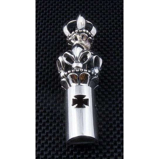 Vintage Whistle Sterling Silver Medieval Pendant Necklace - Perfect for Renaissance Fairs, LARP Costumes & Historical Reenactments