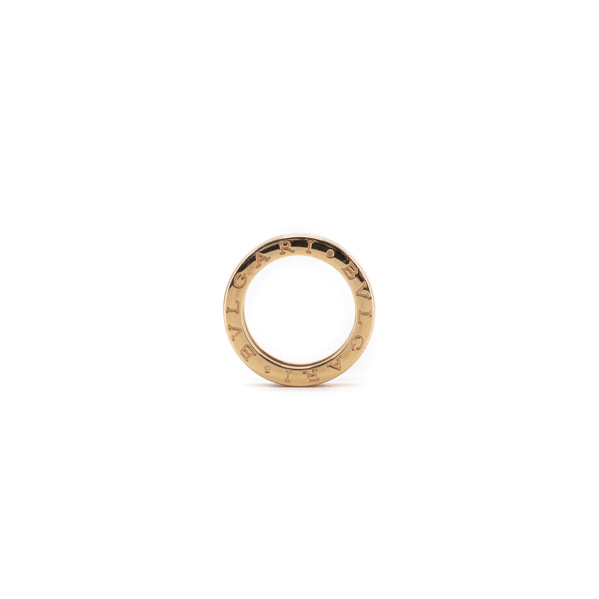 Bvlgari B.Zero1 18K Rose Gold Ring for Women - Luxury Italian Jewelry, Size 48 - Perfect for Weddings, Anniversaries & Special Occasions