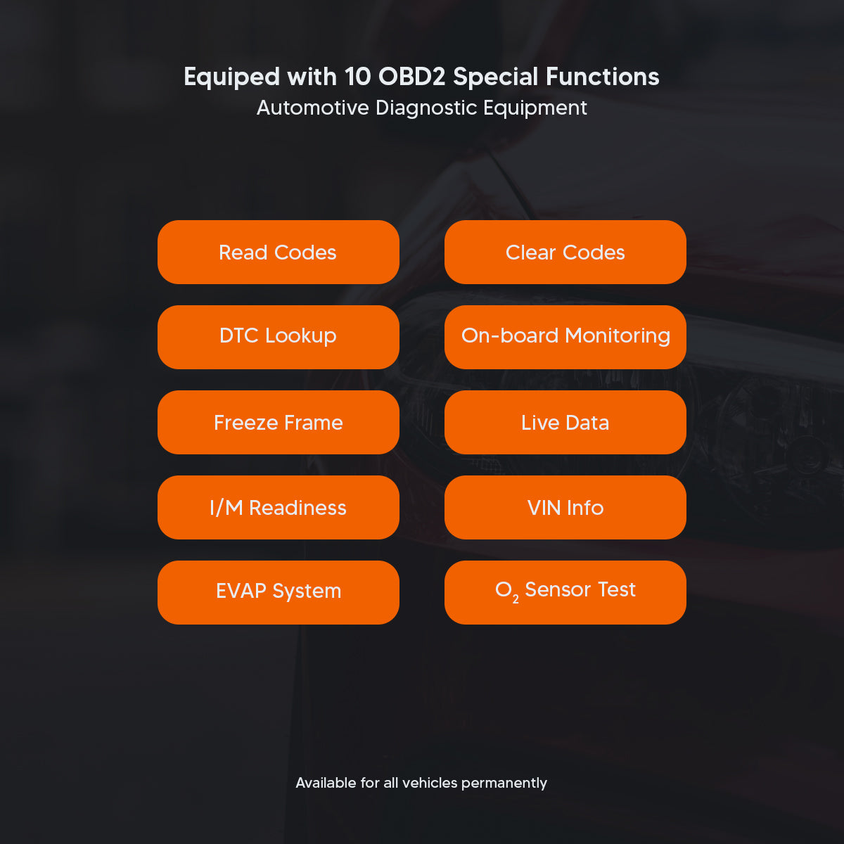THINKSCAN 600 OBD2 Scanner - Professional Car Diagnostic Tool for Oil, Brake, ABS & SRS Systems | Vehicle Code Reader with Live Data | Perfect for Mechanics & DIY Car Maintenance (Yellow)