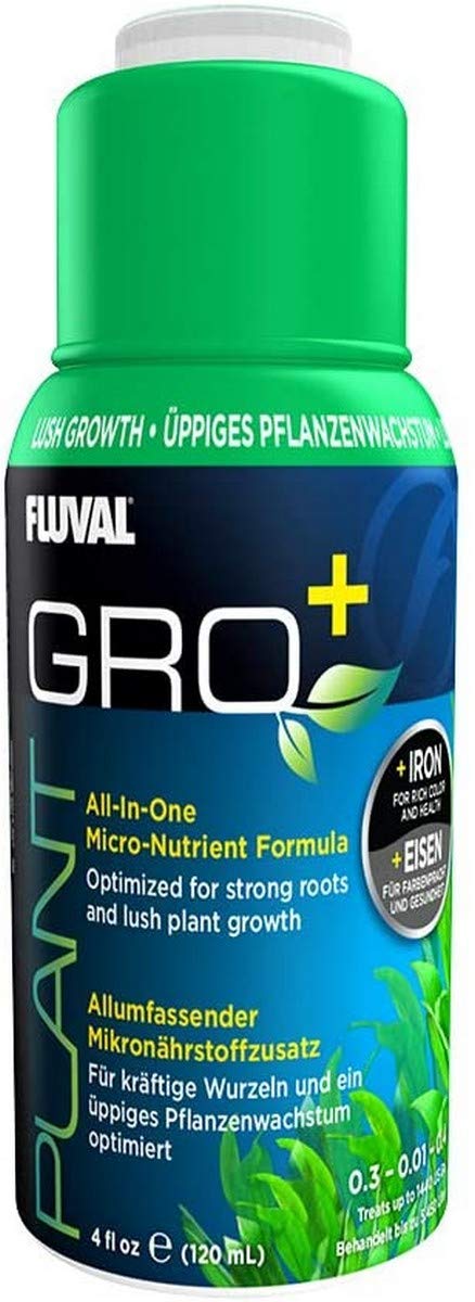 Fluval Plant Gro+ - Premium Plant Micro Nutrient for Aquariums (4 Oz) | Essential Aquatic Plant Food for Healthy Growth | Perfect for Freshwater Fish Tanks & Planted Aquariums