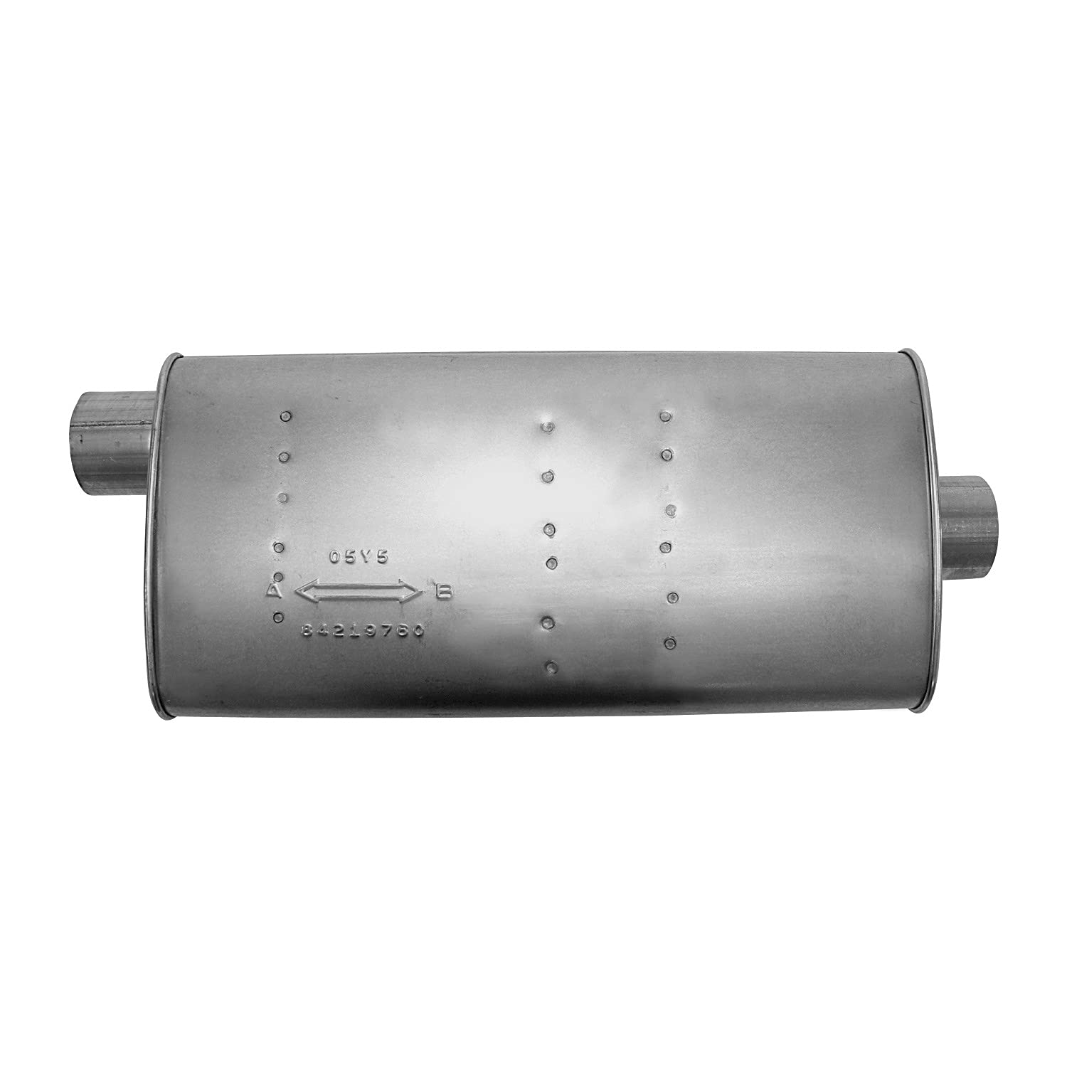 AP Exhaust Products 3423 Performance Muffler - Universal Fit for Cars & Trucks - Reduce Noise & Enhance Engine Performance - Ideal for Daily Commuting & Road Trips