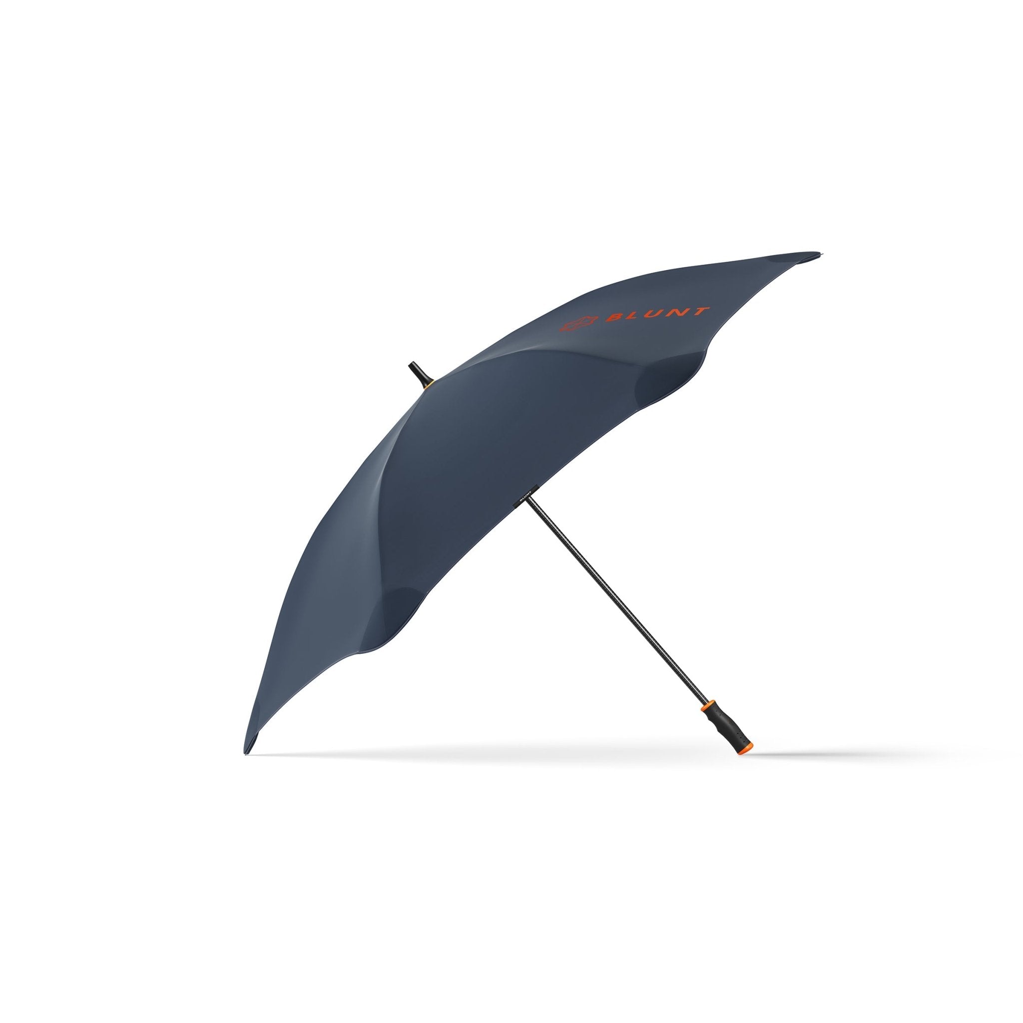 BLUNT Sport Umbrella - Windproof, UV Protection, Durable Golf Umbrella for Men & Women - Navy/Orange - Perfect for Golf, Beach, Hiking & Outdoor Activities