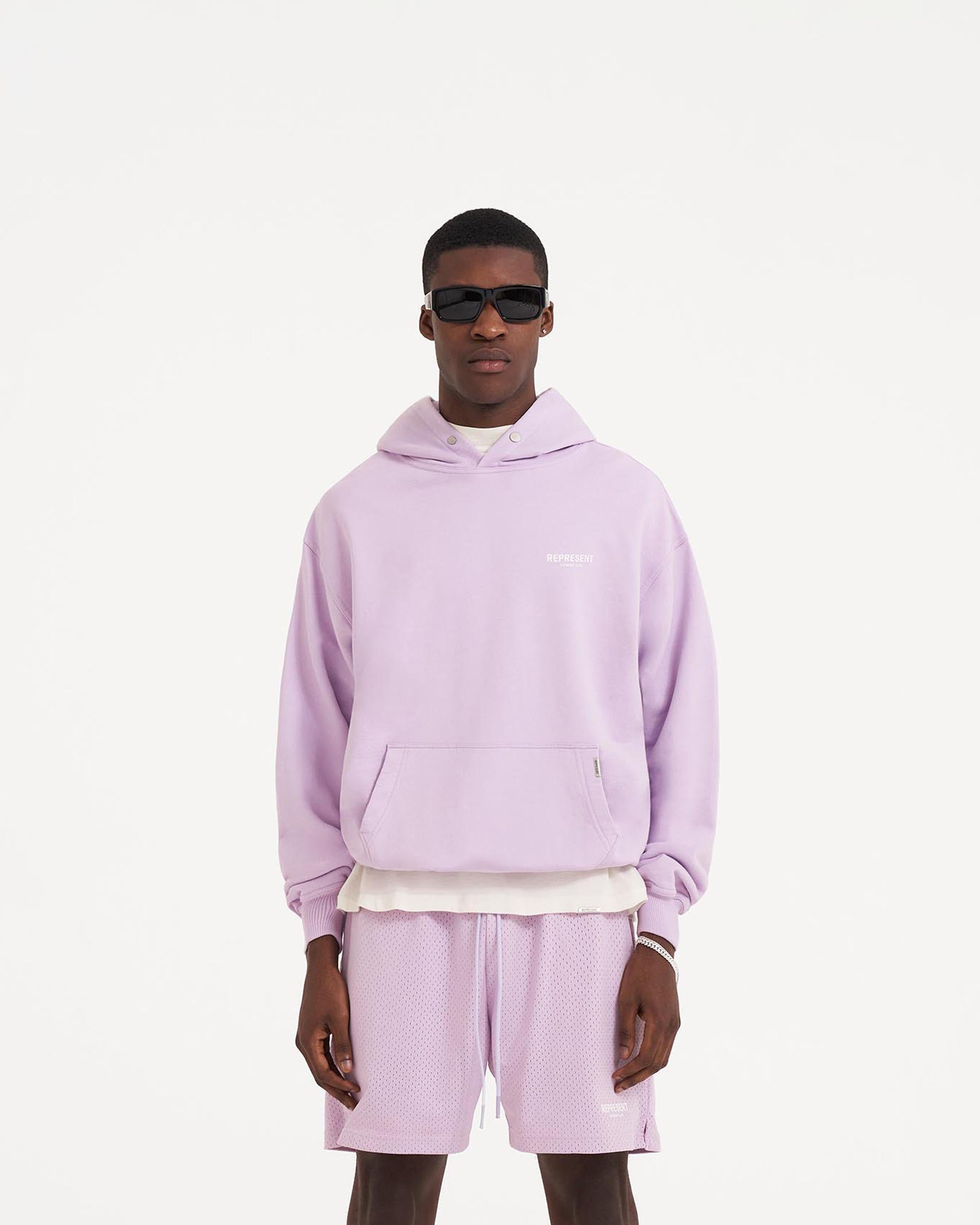 Represent Owners Club Hoodie - Lilac Purple | Streetwear Fashion Hoodie for Men & Women | Perfect for Casual Wear, Gym, and Outdoor Activities