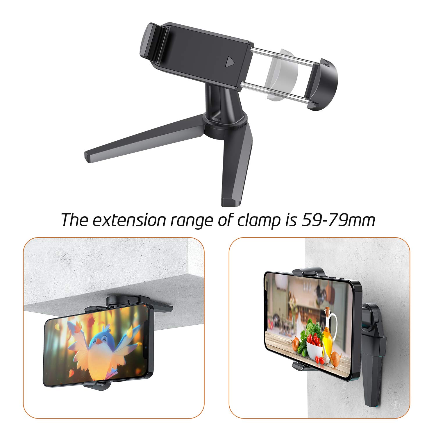 Premium Adjustable Phone Stand for Desk - WixGear Universal Smartphone Holder for iPhone & Android - Perfect for Home Office, Video Calls & Hands-Free Viewing