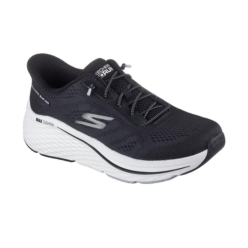 SLIP INS: MAX CUSHIONING ELITE 2.0 Running Shoes - Black/White (129644/BKW) - Perfect for Marathon Training & Everyday Jogging
