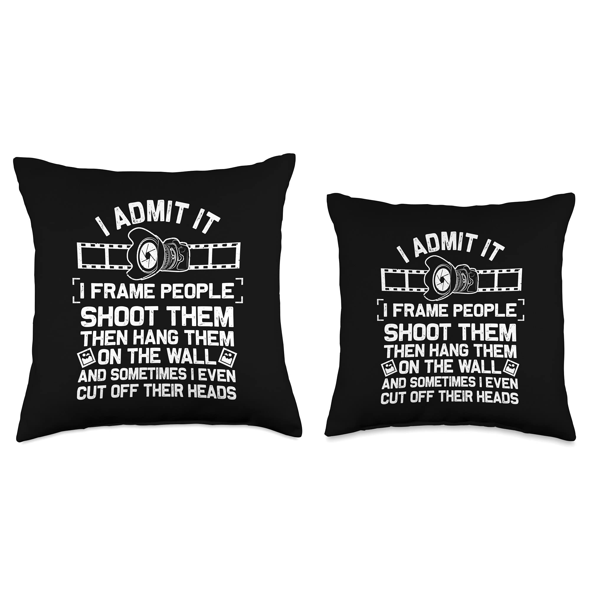 Funny Photographer Gift for Men & Women - Cool Photography Joke Throw Pillow - Perfect for Home Decor, Office & Photography Enthusiast Gifts