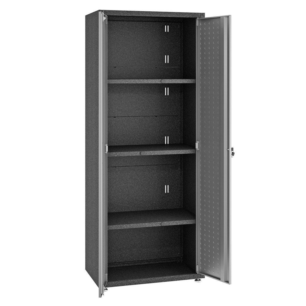 Manhattan Comfort Fortress Tall Garage Cabinet - Heavy Duty Storage for Tools & Equipment - Perfect for Garage, Workshop & Home Organization