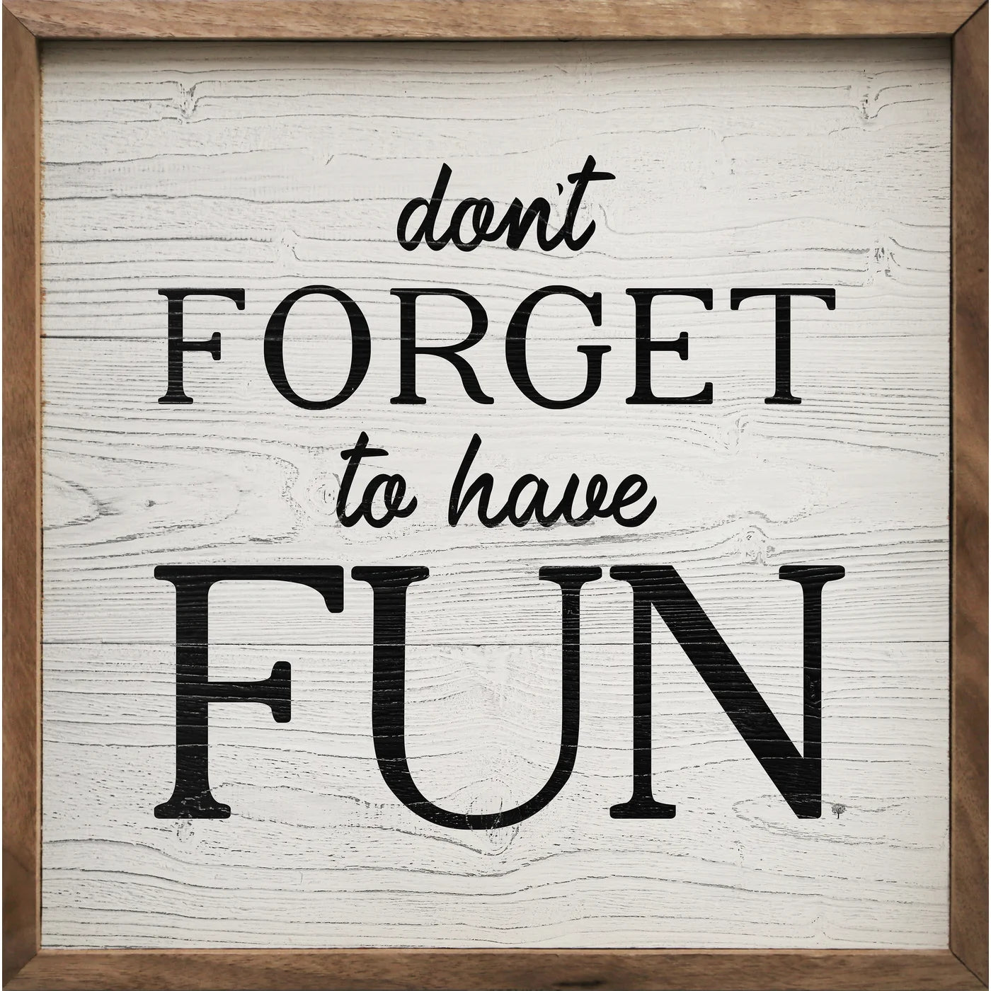 Fun and Inspirational Wood Framed Wall Art Print - Perfect for Home Decor, Office, or Gift Giving