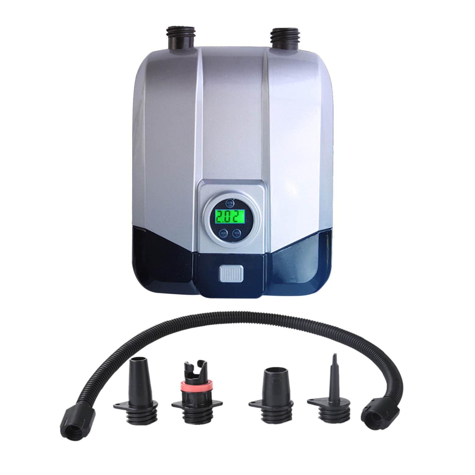 **DYNWAVE Portable Electric Air Pump with LCD Display - 12V Rechargeable for Inflating & Deflating Boats, Kayaks, Paddle Boards & Airbeds - Perfect for Camping, Beach Trips & Outdoor Adventures**