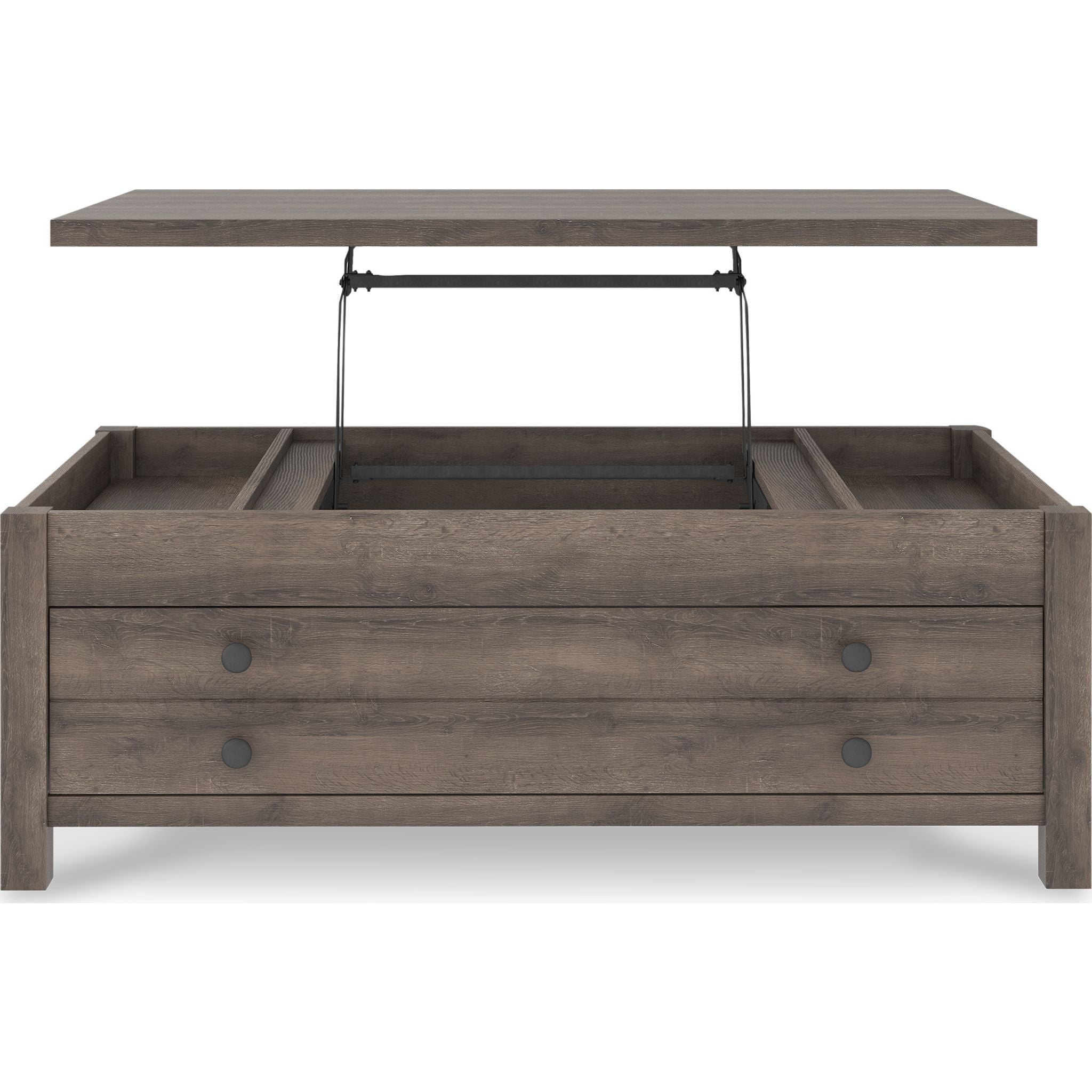 Modern Rectangle Lift Top Coffee Table with Storage - Solid Wood Lift-Top Design for Living Room, Sofa, and Home Decor - Perfect for Entertaining, Storage, and Multi-Functional Use