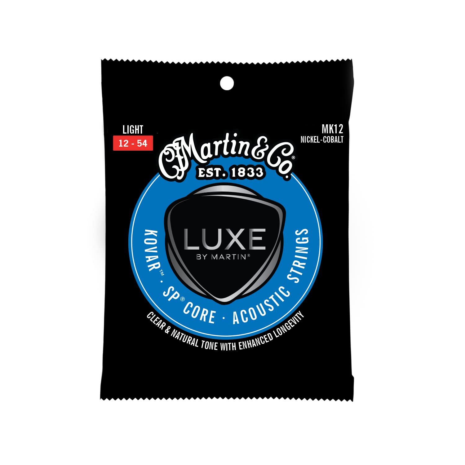 Premium Martin Kovar Acoustic Guitar Strings - Light Gauge Nickel-Cobalt Alloy for Bright Tone & Longevity | Perfect for Studio Recording, Live Performances & Practice Sessions