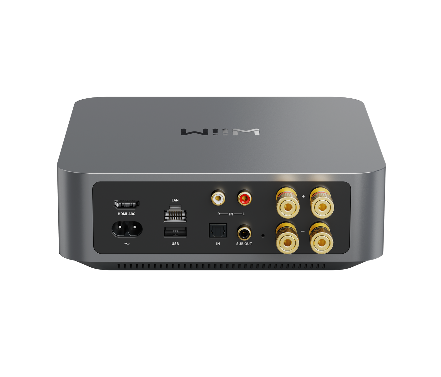WiiM Amp Pro Wireless Hi-Fi Music Streaming Amplifier - Bluetooth, AirPlay 2, Spotify Connect for Home Audio & Multi-Room Sound System