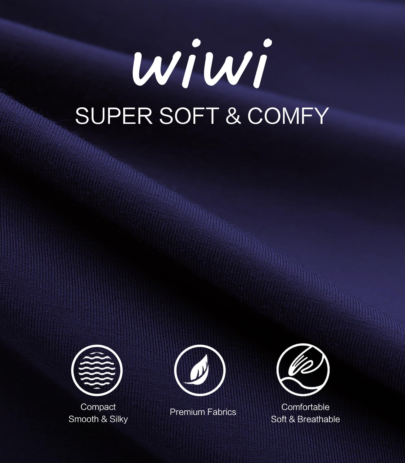 WiWi Bamboo Nightgowns for Women - Soft Long Sleeve Sleep Shirt, Comfy Nightshirts & Sleepwear, Plus Size Pajamas S-4X - Perfect for Relaxing at Home, Lounging & Cozy Nights